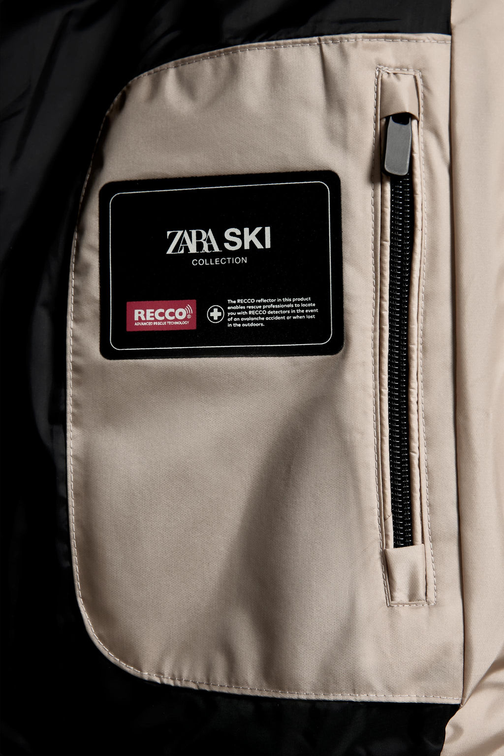 WATER-RESISTANT WINDPROOF DOWN JACKET RECCO® TECHNOLOGY SKI COLLECTION - Zara фото 9