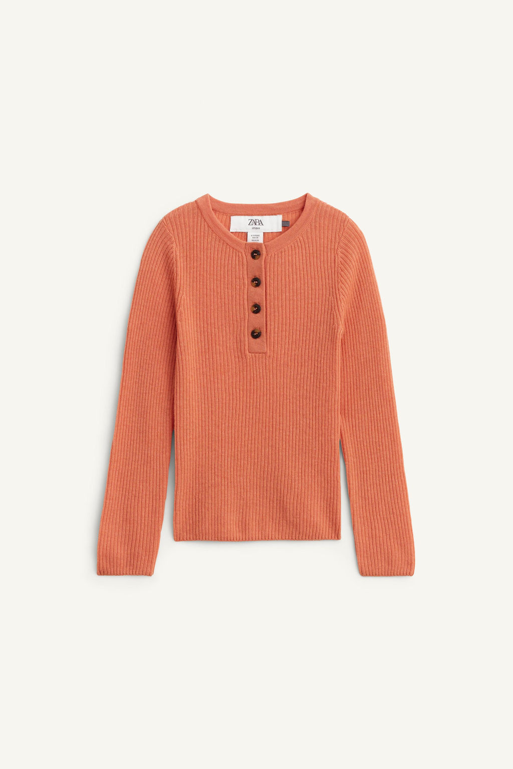 HENLEY JUMPER 100% WOOL LIMITED EDITION - Zara фото 4