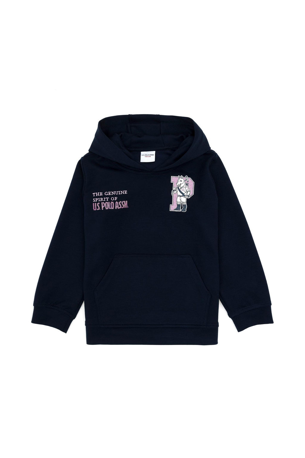 Темно-синий свитшот для девочки - U.s. polo assn фото 2