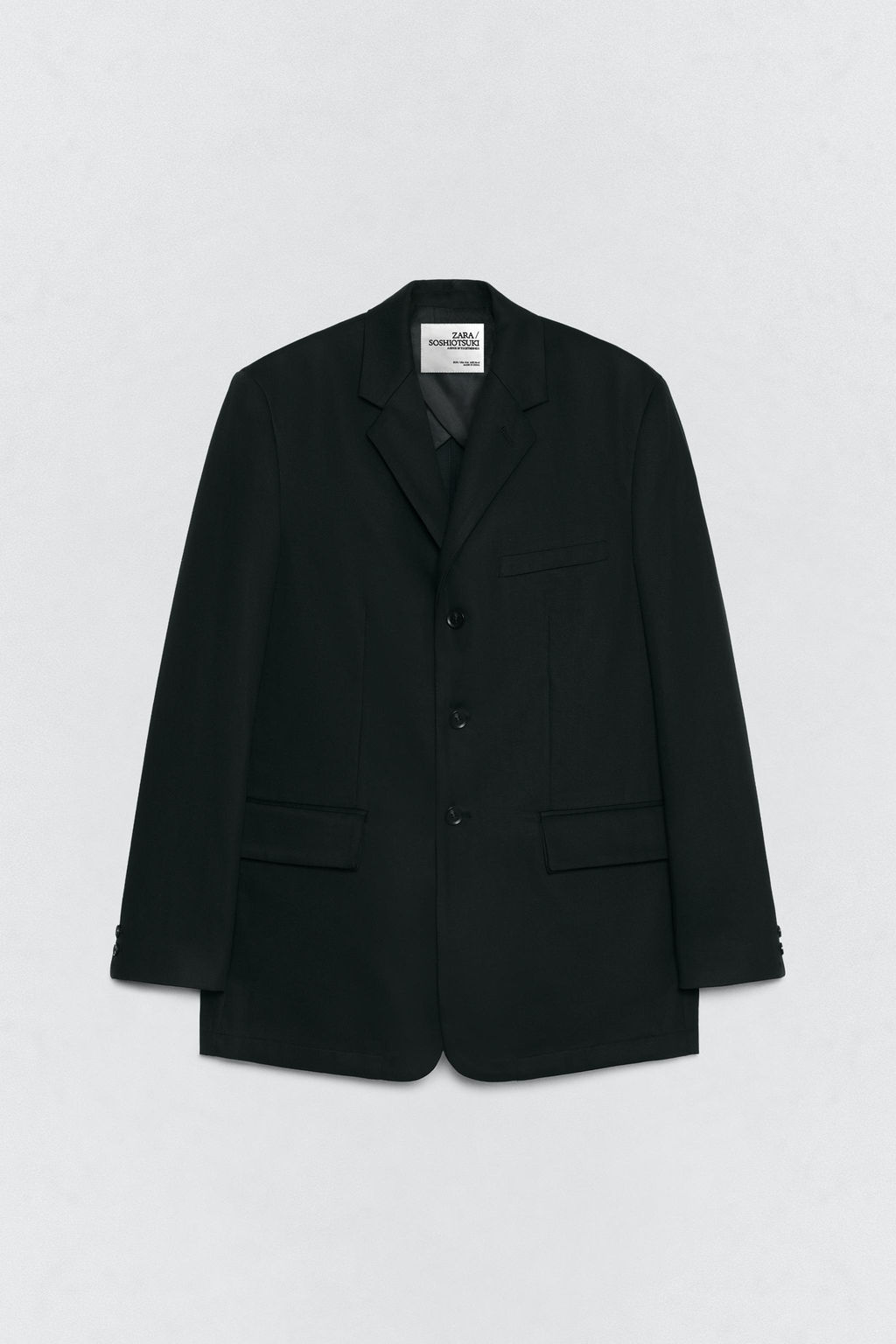 RELAXED FIT SUIT BLAZER SOSHIOTSUKI X ZARA  фото 5