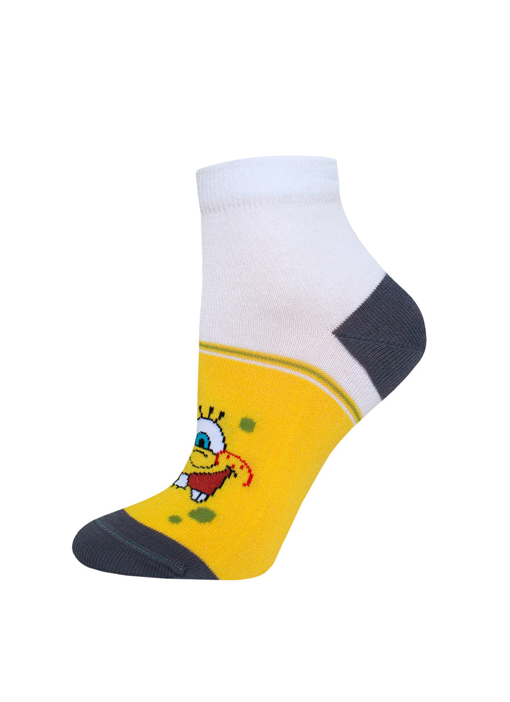 Цена за 2 пары. Носки с рисунком БРЕСТСКИЕ НОСКИ ЖЕНСКИЕ 1146 SPONGEBOB (укороченные)