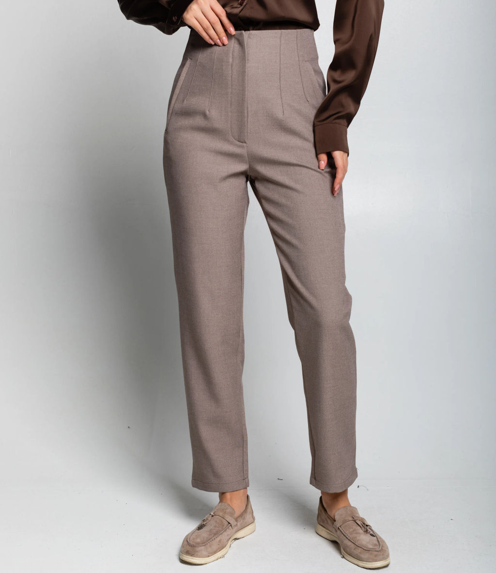 Брюки #ОКТ165002, бежевый - Dommod фото 2