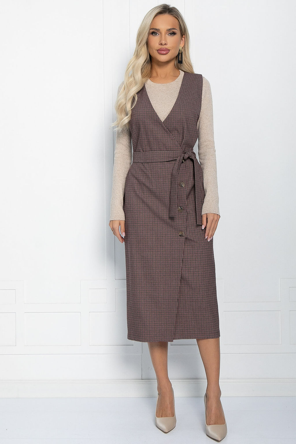 Сарафан Илга (коричневый) П11297 - Lt collection фото 5