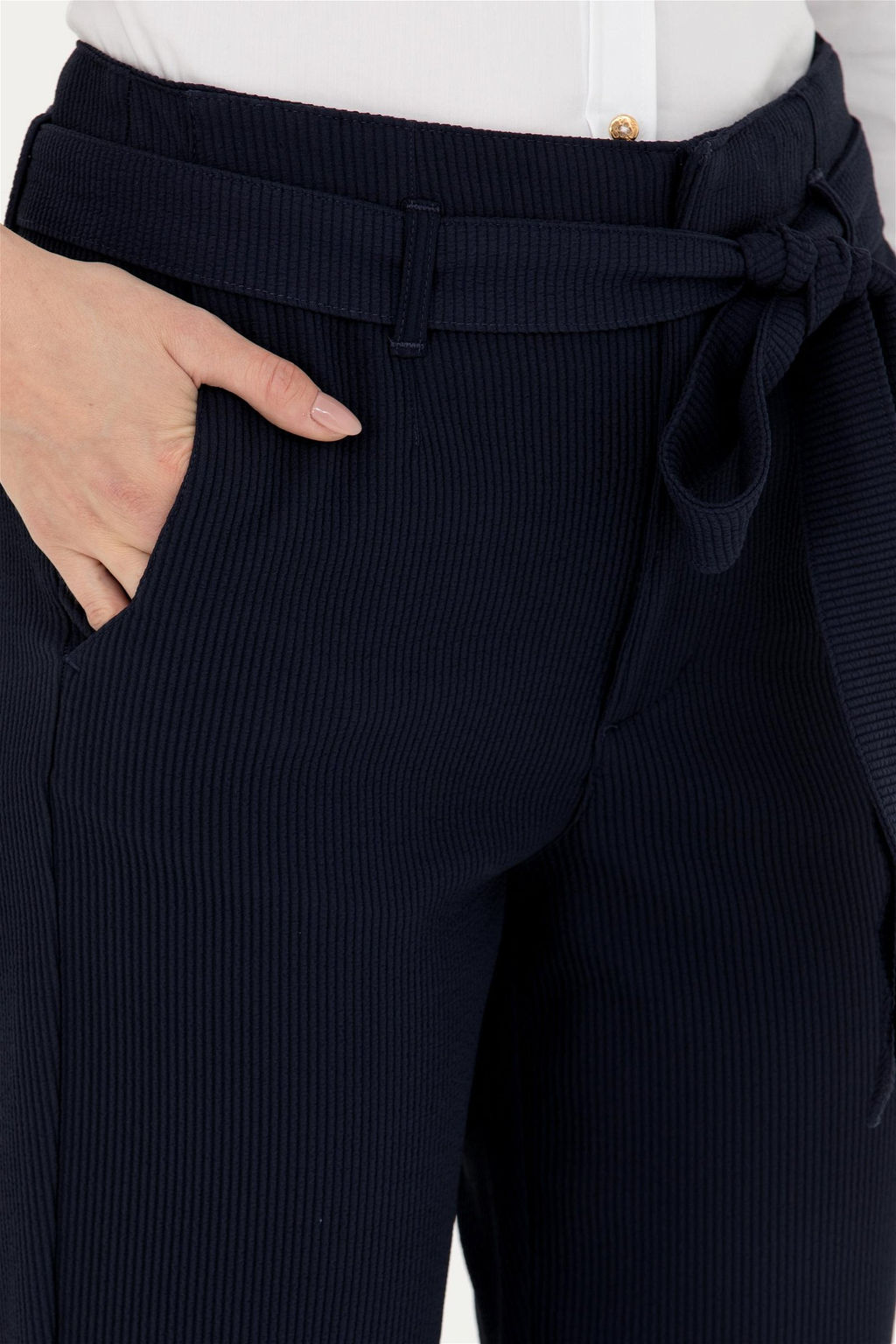 Женские темно-синие брюки - U.s. polo assn фото 5