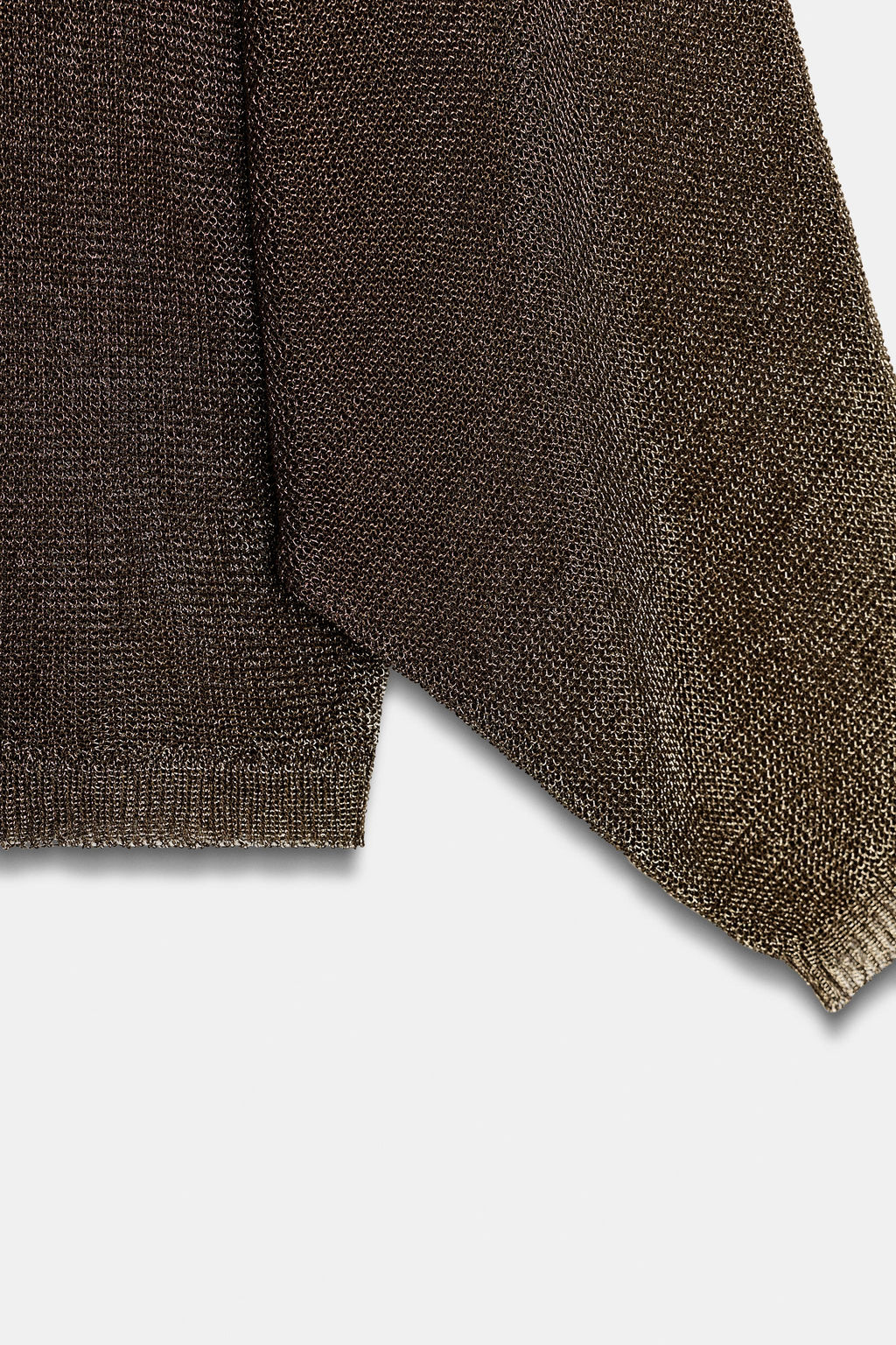 METALLIC KNIT JUMPER - Zara фото 8