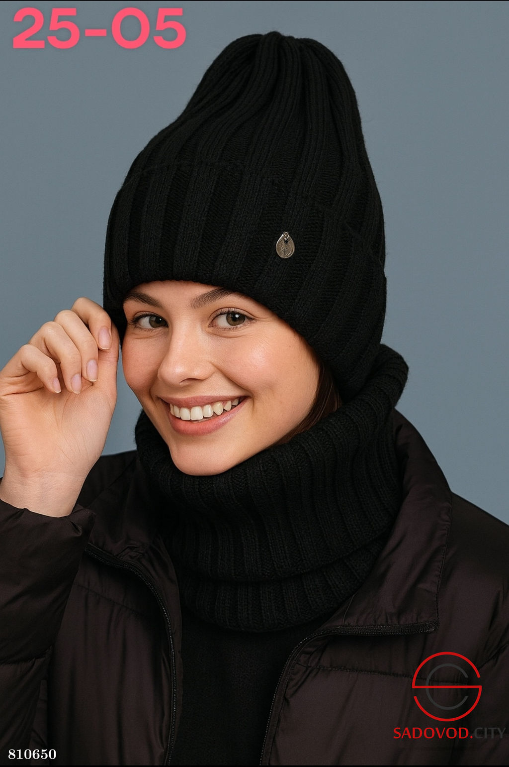 Набор 2в1 шапка внутри подкладка флис - Bruno фото 6