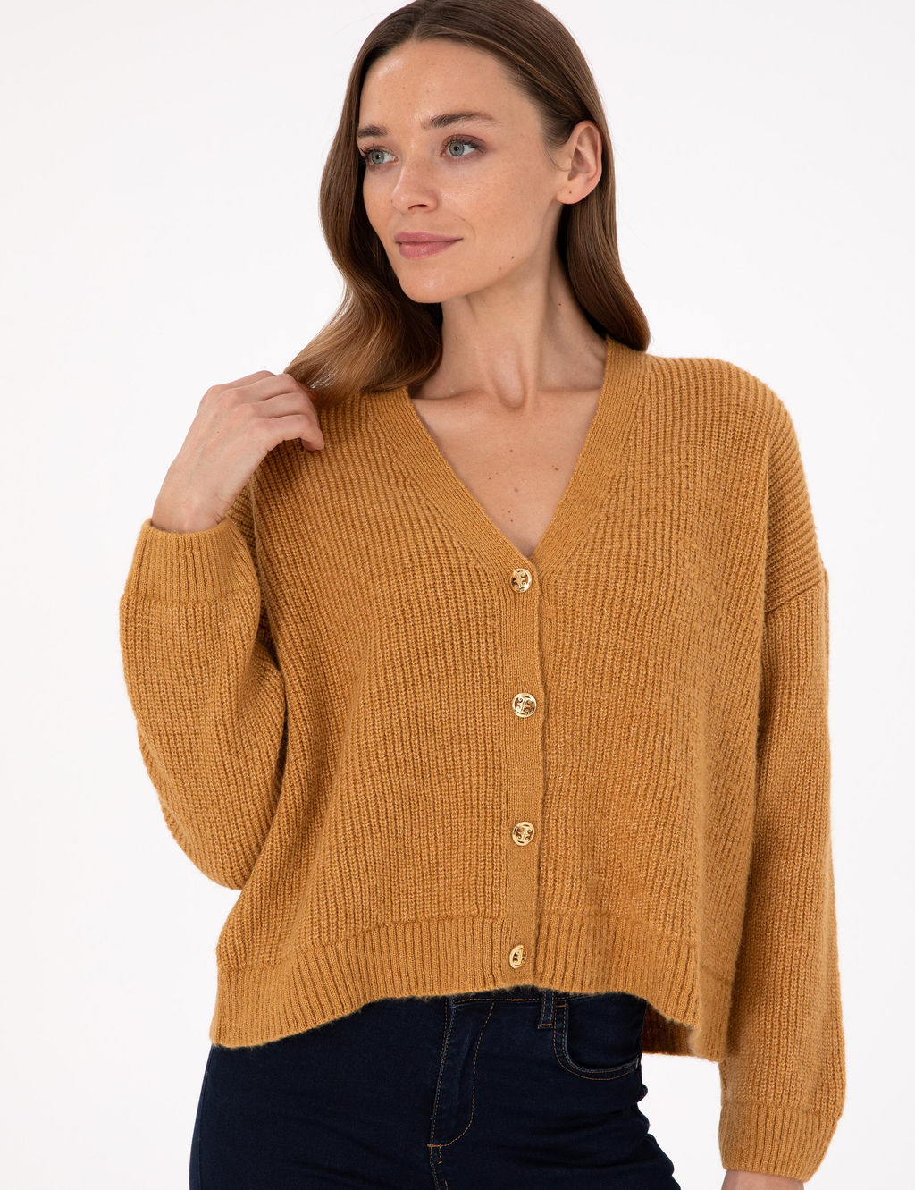 Camel Comfort Fit Triko H_rka - Pierre cardin фото 3