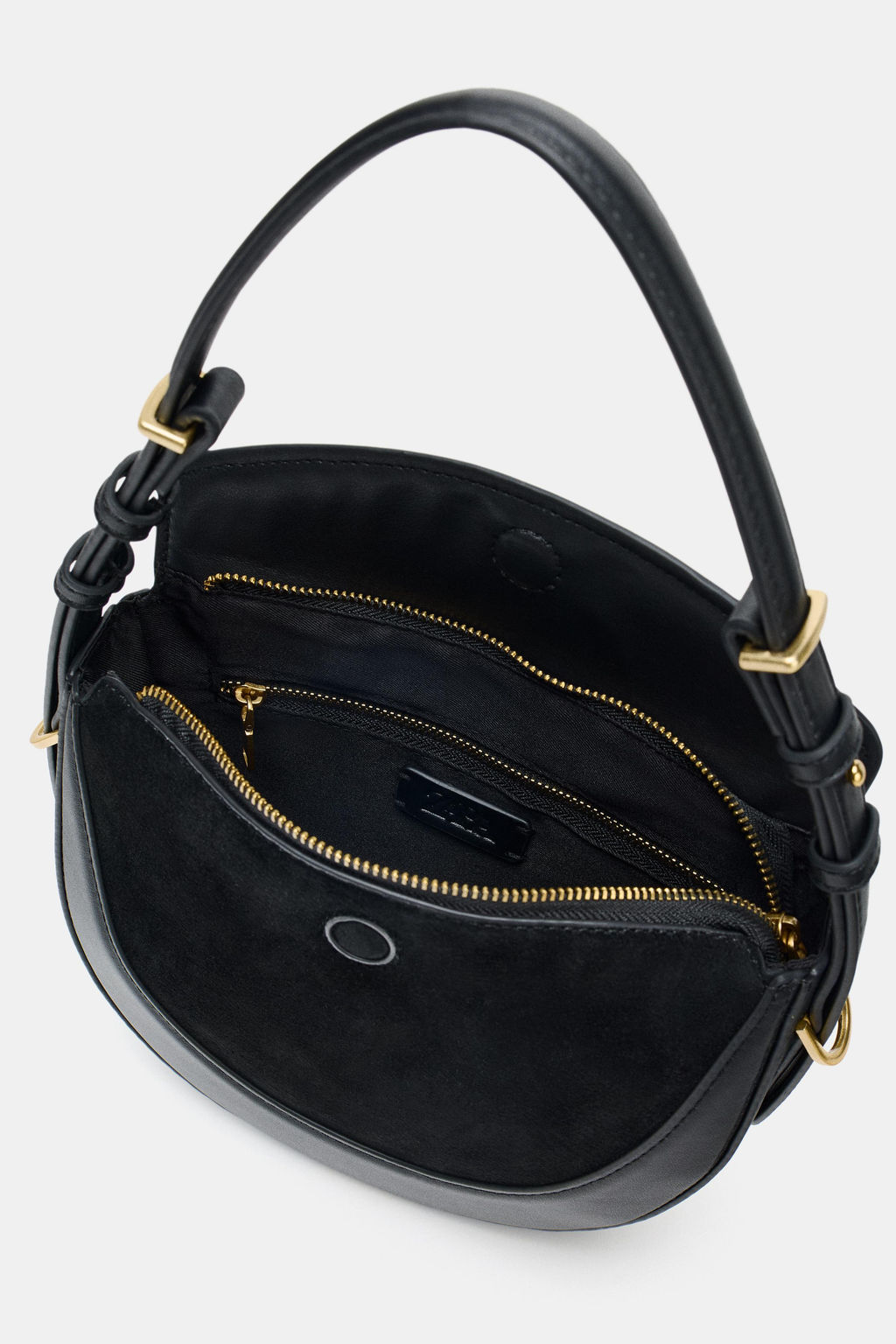 LEATHER FLAP DETAIL CROSSBODY BAG