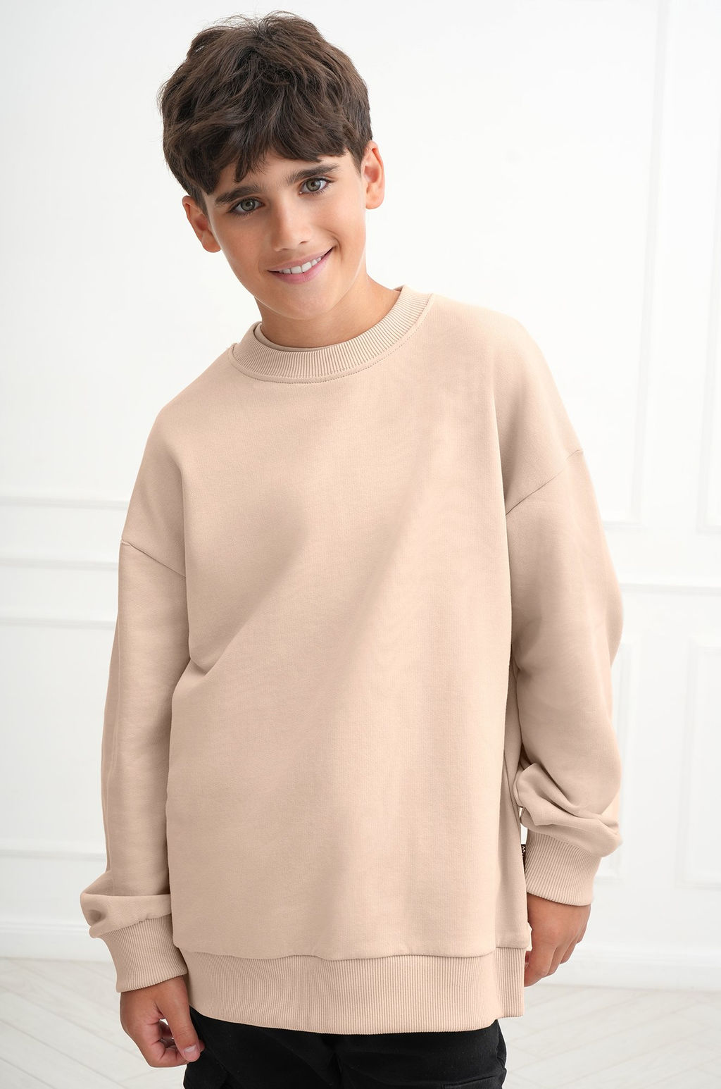 Детский свитшот оверсайз из футера трехнитки Happyfox - Happy fox фото 5