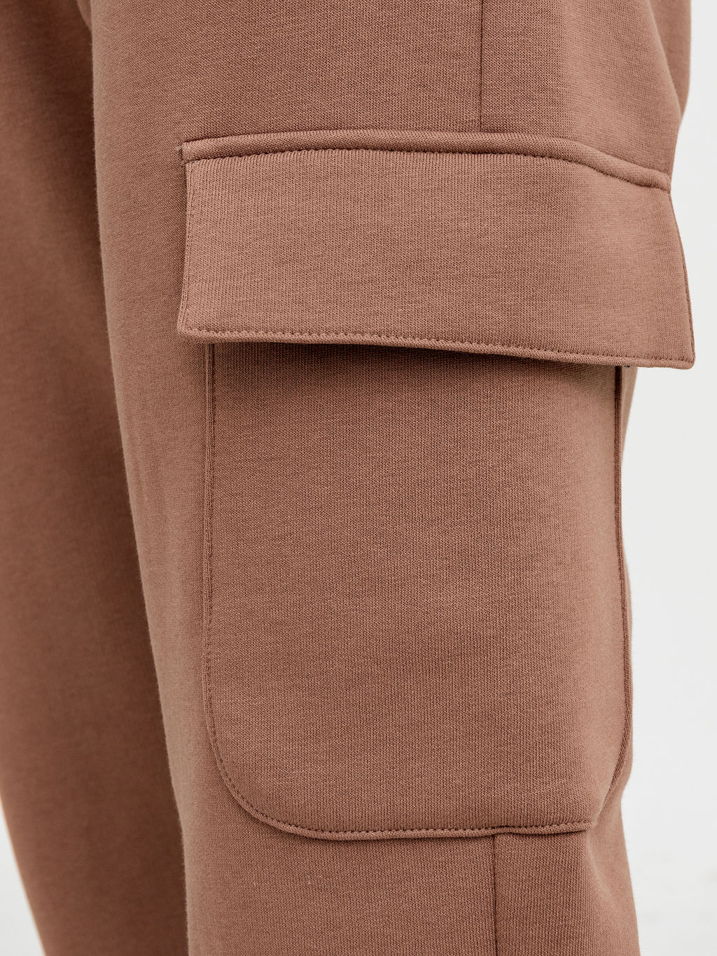 Брюки женские карго в таупово-бежевом цвете тауп 182414-1 - Mark formelle фото 7