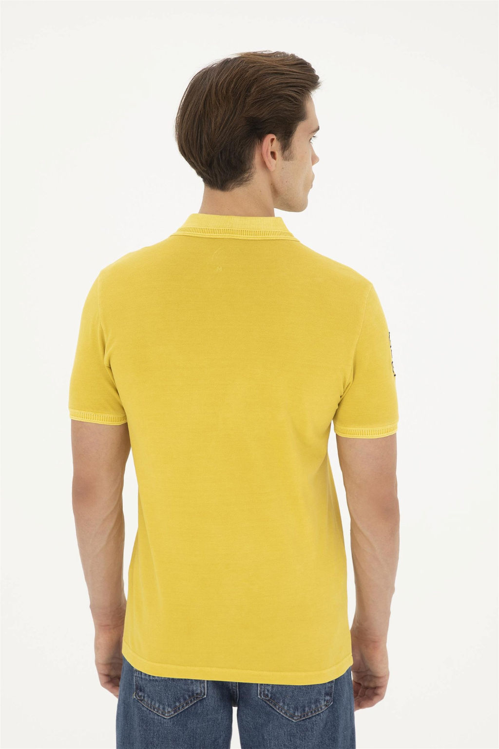 Мужская футболка Safran Basic с воротником-поло - U.s. polo assn фото 5