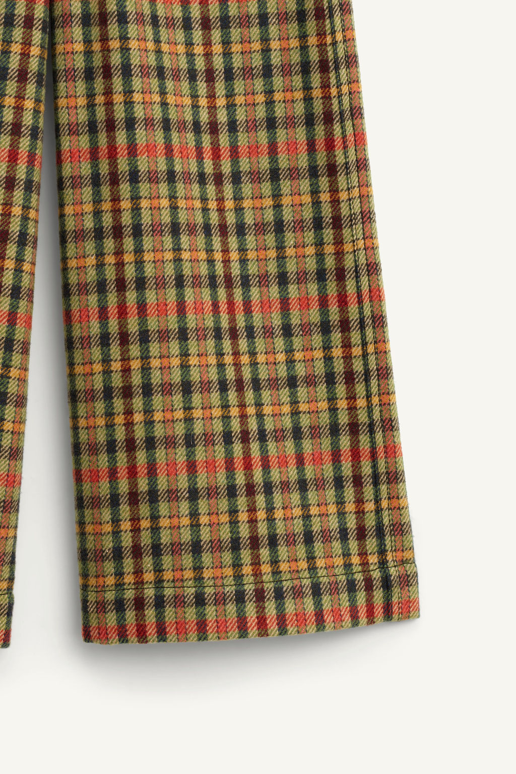 LIMITED EDITION CHECK TROUSERS WITH WOOL - Zara фото 8