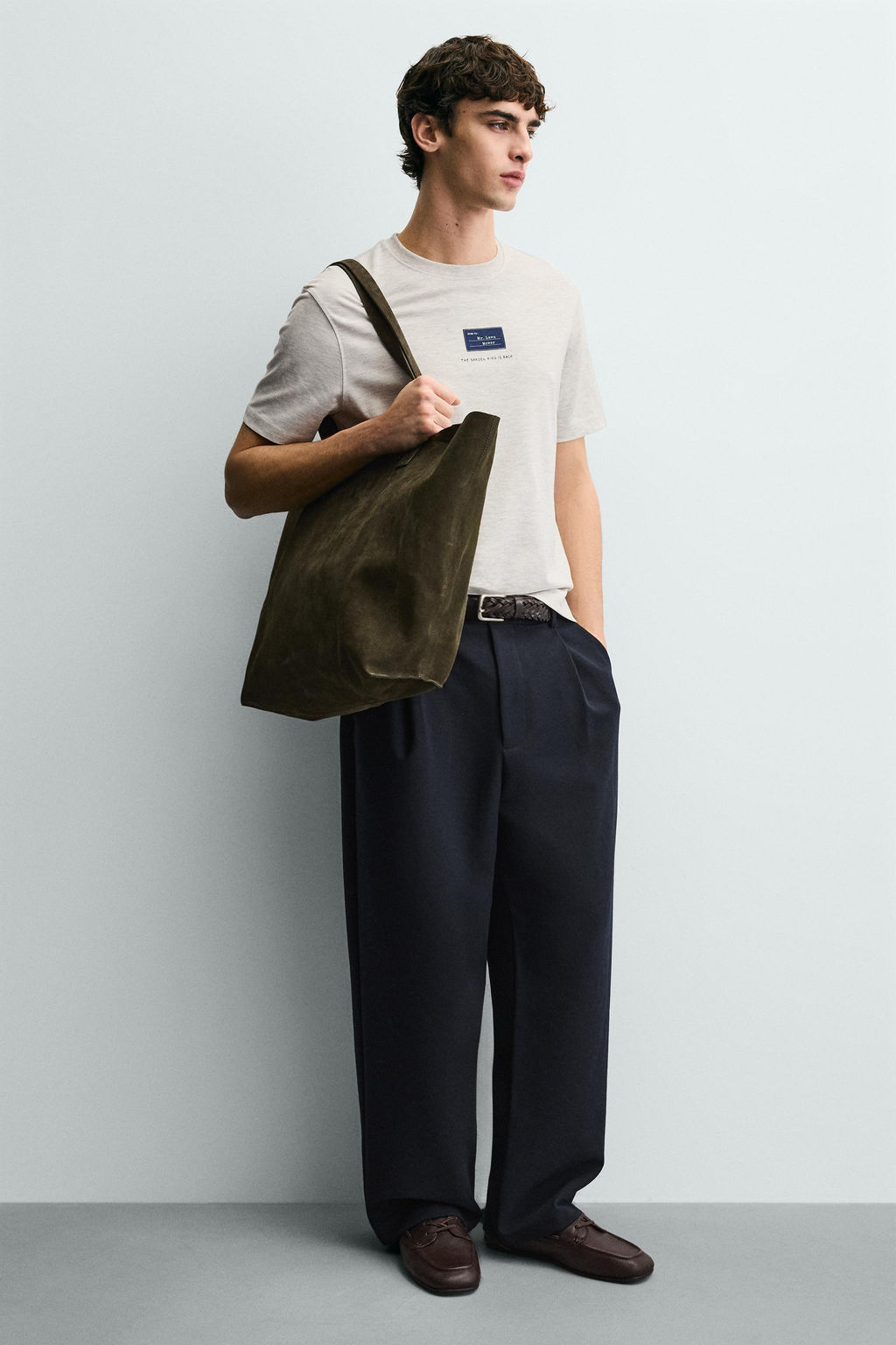 LEATHER TOTE BAG - Zara фото 8