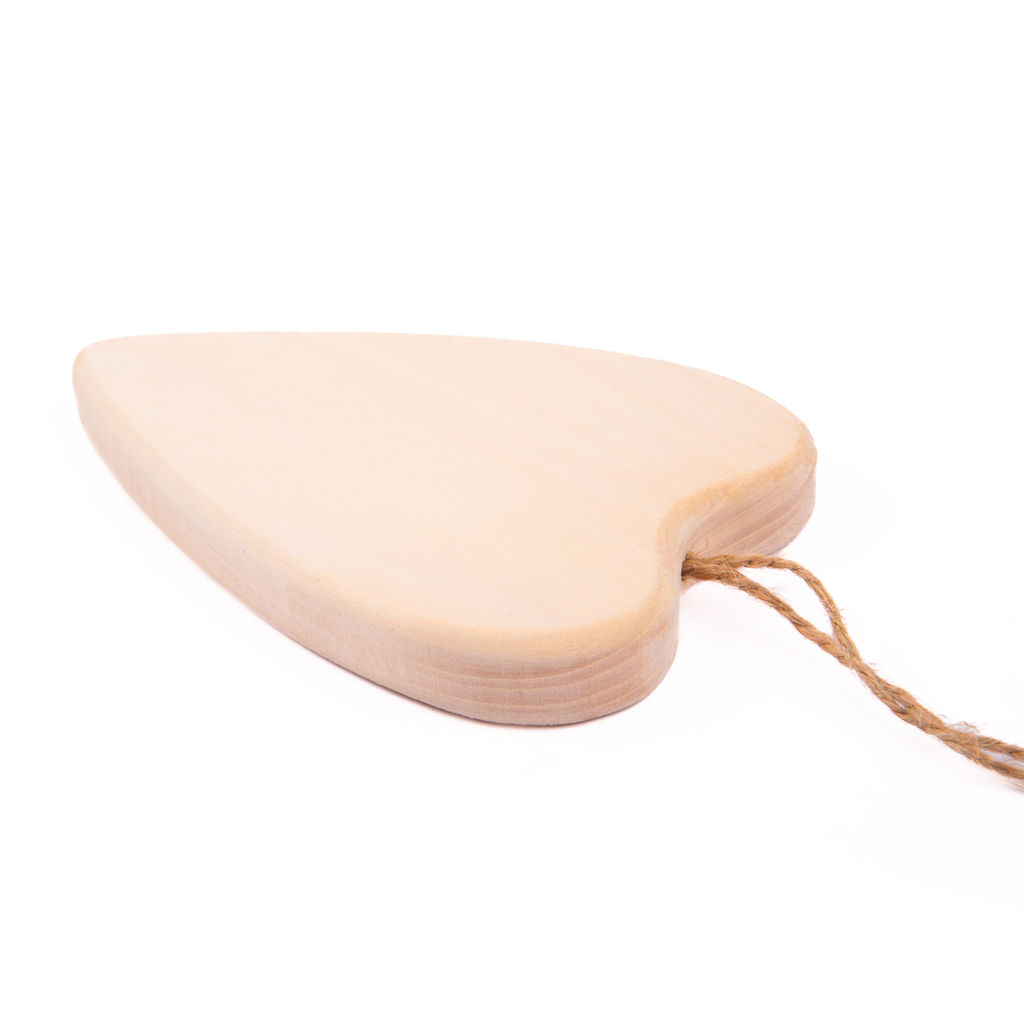 Заготовка для декорирования Mr. Carving ПЛМ-20 Сердце липа 13 х 9 х 1.5 см 1 шт Тильда на подвесе