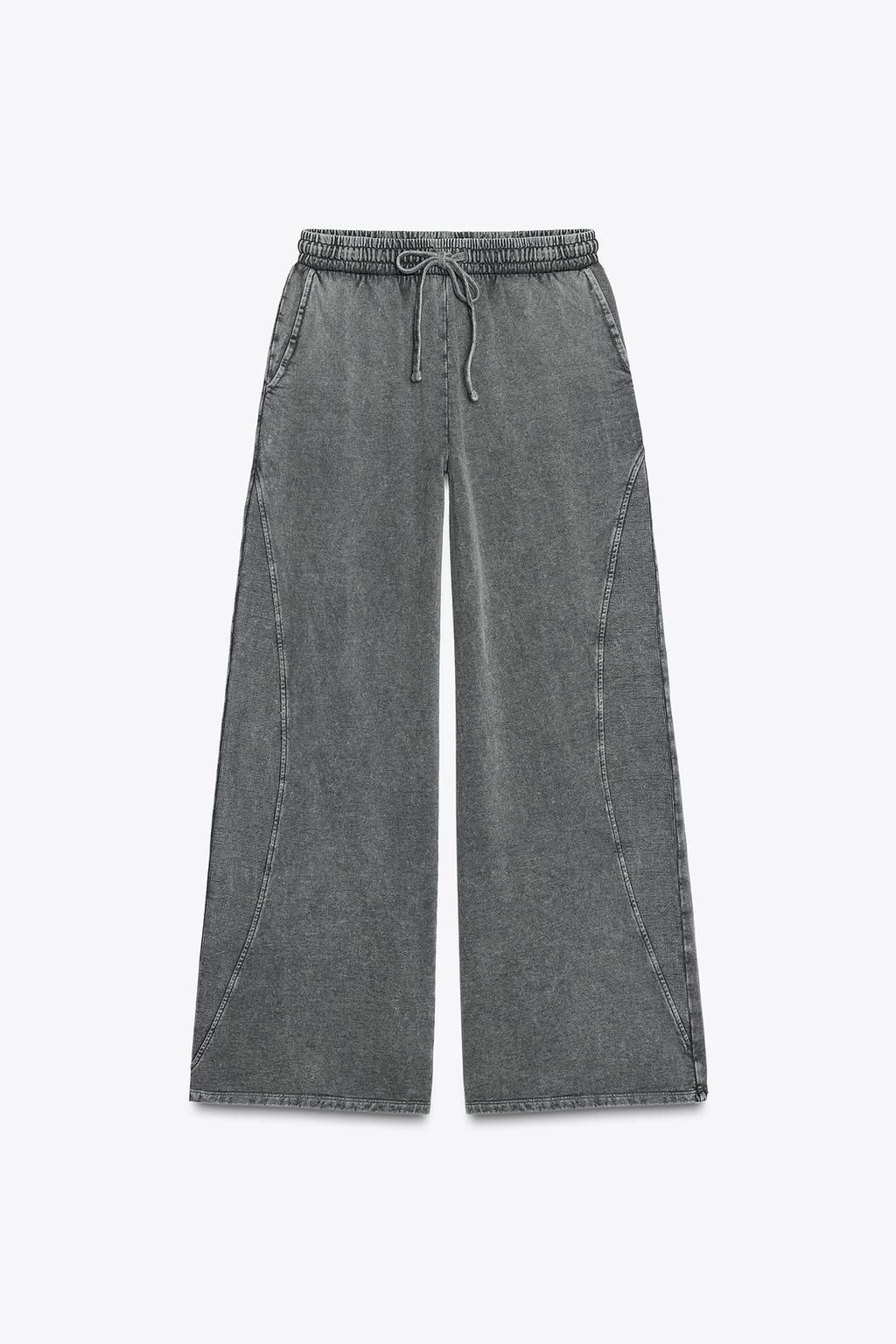 WASHED EFFECT TROUSERS - Zara фото 14