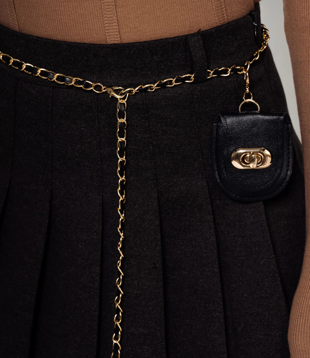 Юбка #КТ1802 (2), графит - Dommod фото 5