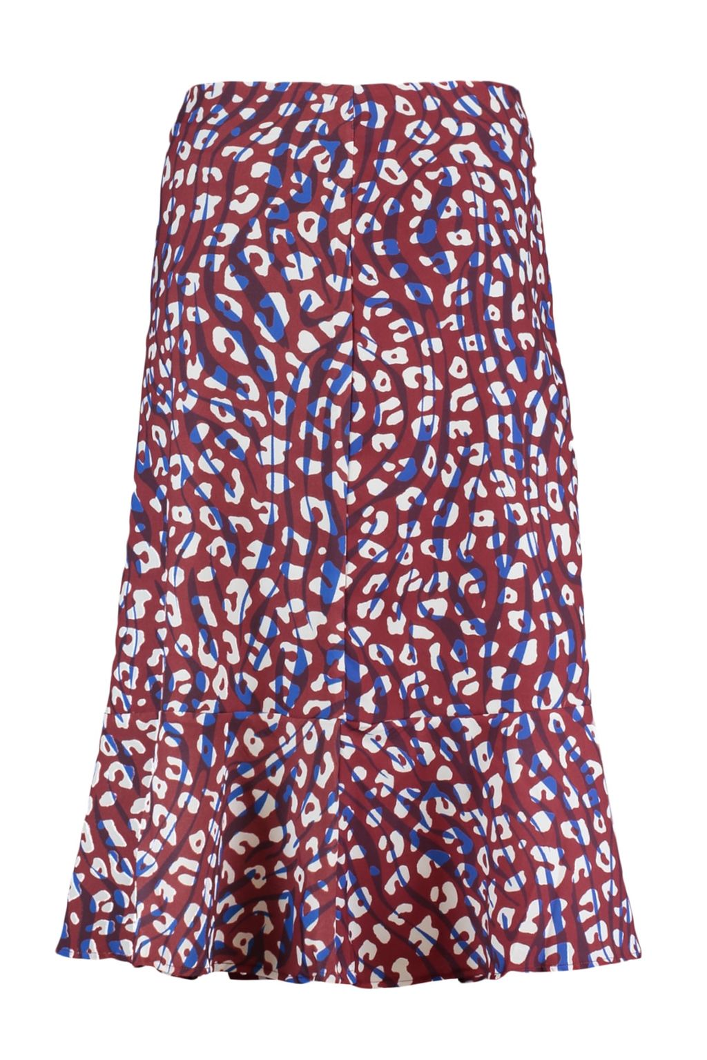 TRENDYOLMILLA Cok Renkli Ucu Volanl? Viskon Kumasl? Hayvan Desenli Midi Dokuma Etek TWOSS19FG0026  фото 7