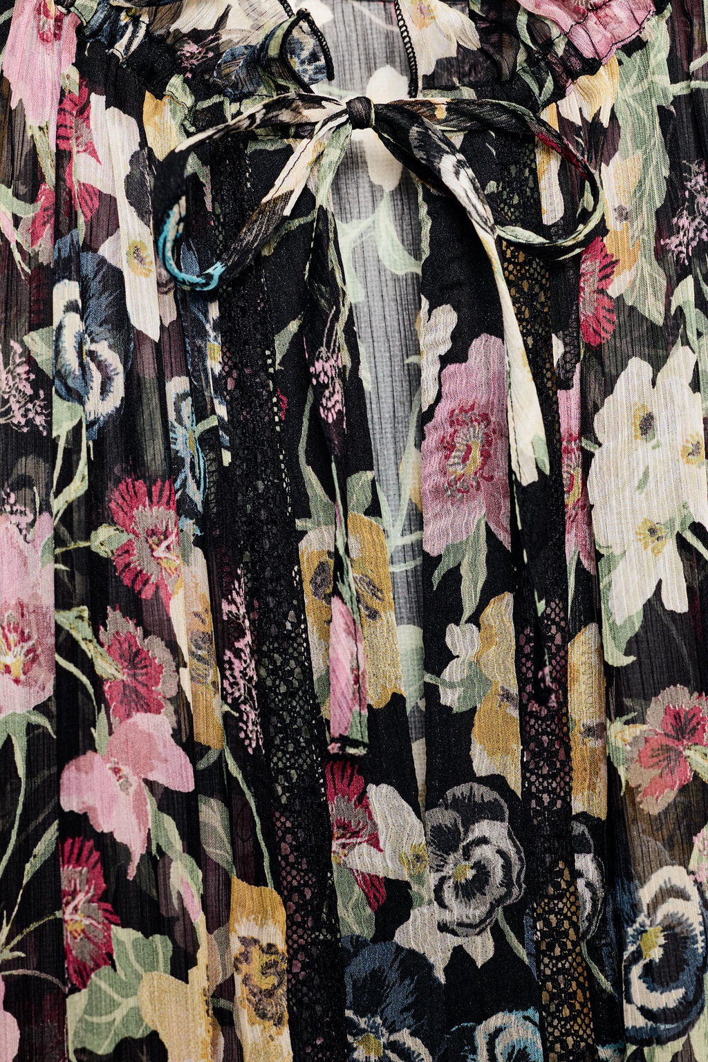 FLORAL PRINT MINI DRESS - Zara фото 8