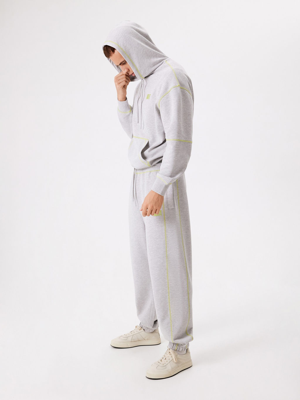 CONCEPT CLUB / Брюки муж. Rocco серый меланж  фото 3