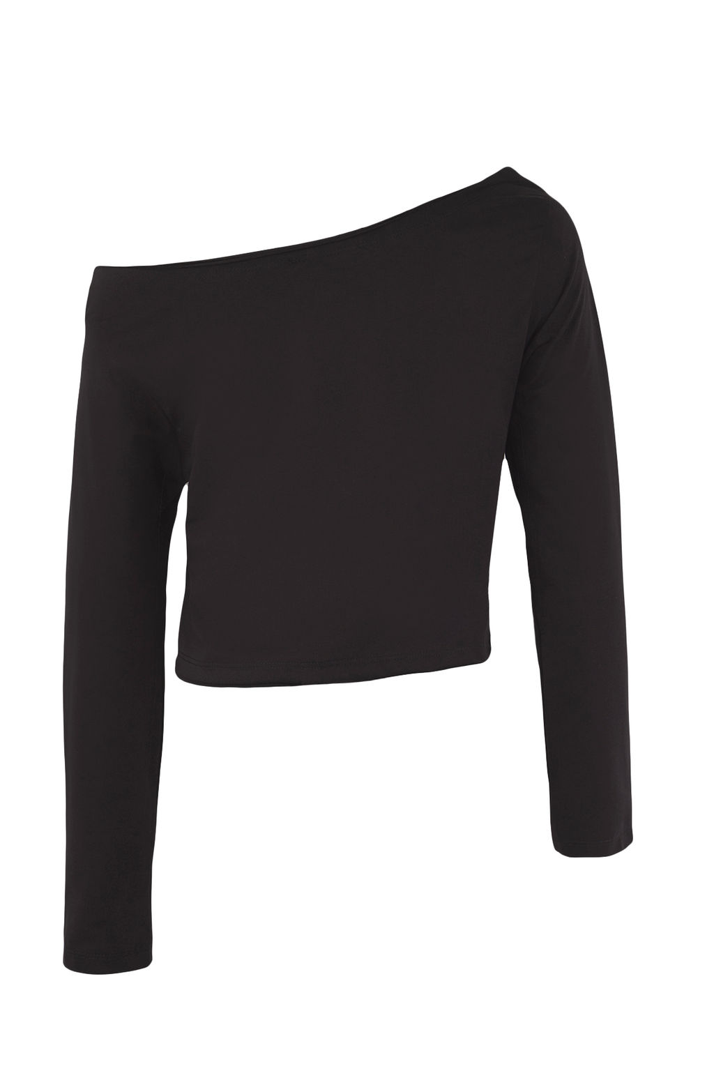 Teen Siyah-Beyaz %100 Pamuk Asimetrik Kay?k Yaka Relaxed/Rahat Kesim Orme T-Shirt TWOAW26TS00016