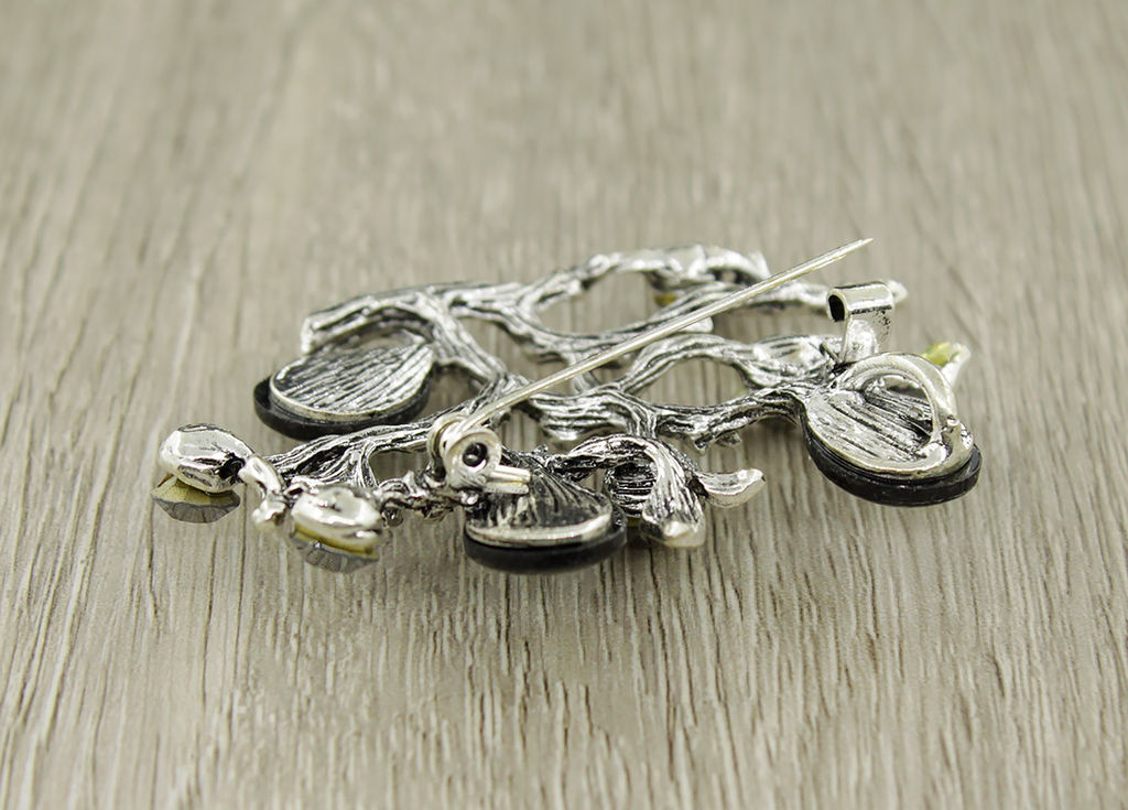 Брошь-подвеска "Фруктовый сад" гелиотис