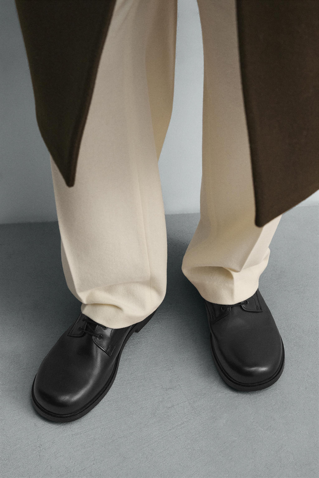 LIMITED EDITION LEATHER SMART SHOES - Zara фото 10