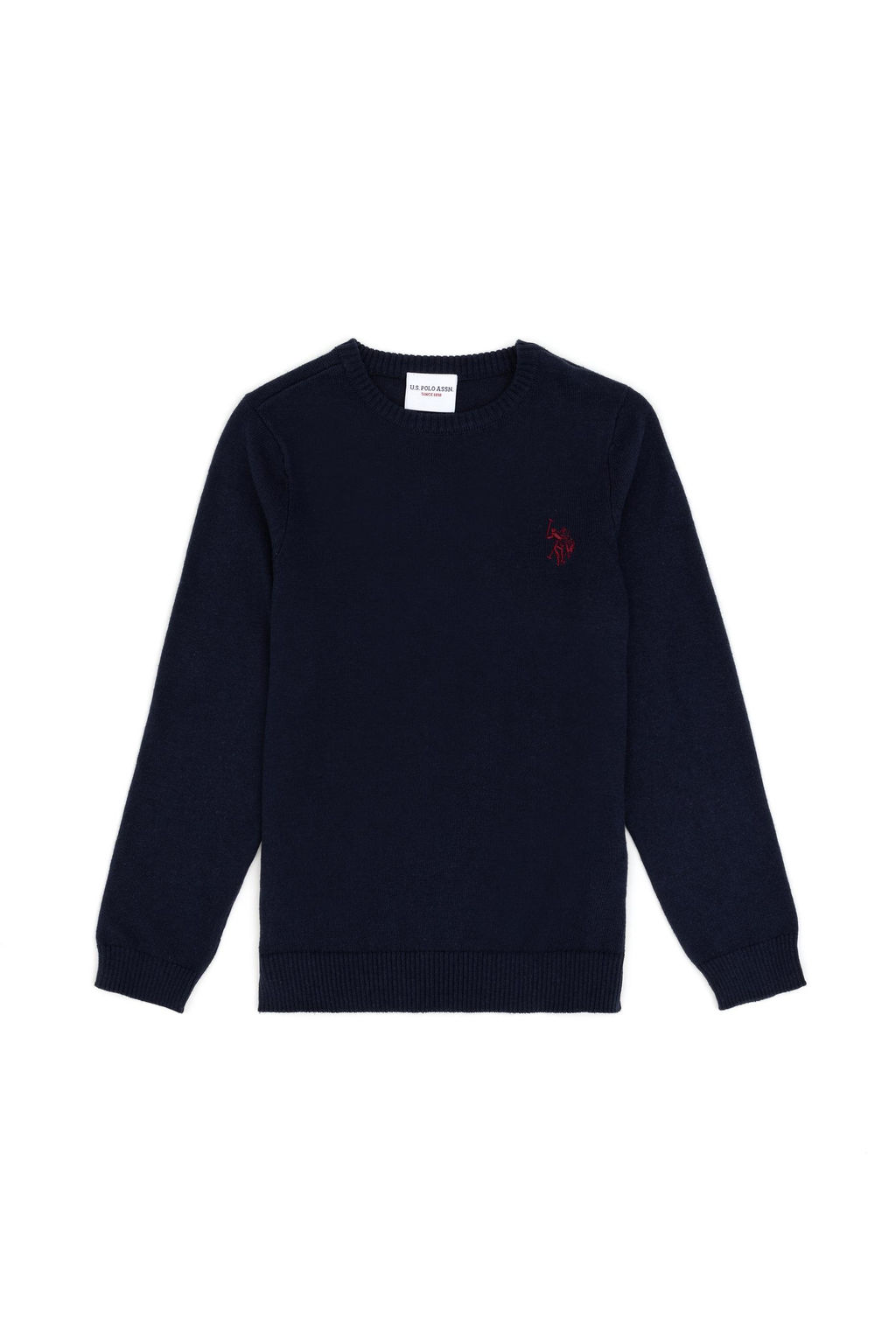 Базовый свитер темно-синего цвета для мальчика Неожиданная скидка в корзине - U.s. polo assn фото 3
