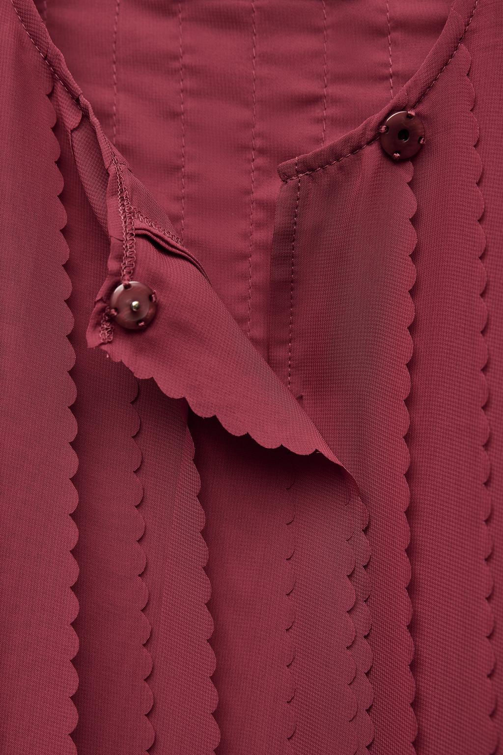 TEXTURED WAVY COAT - Zara фото 7