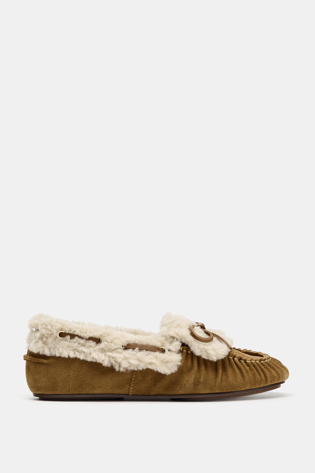 COMBINED SPLIT SUEDE LOAFERS