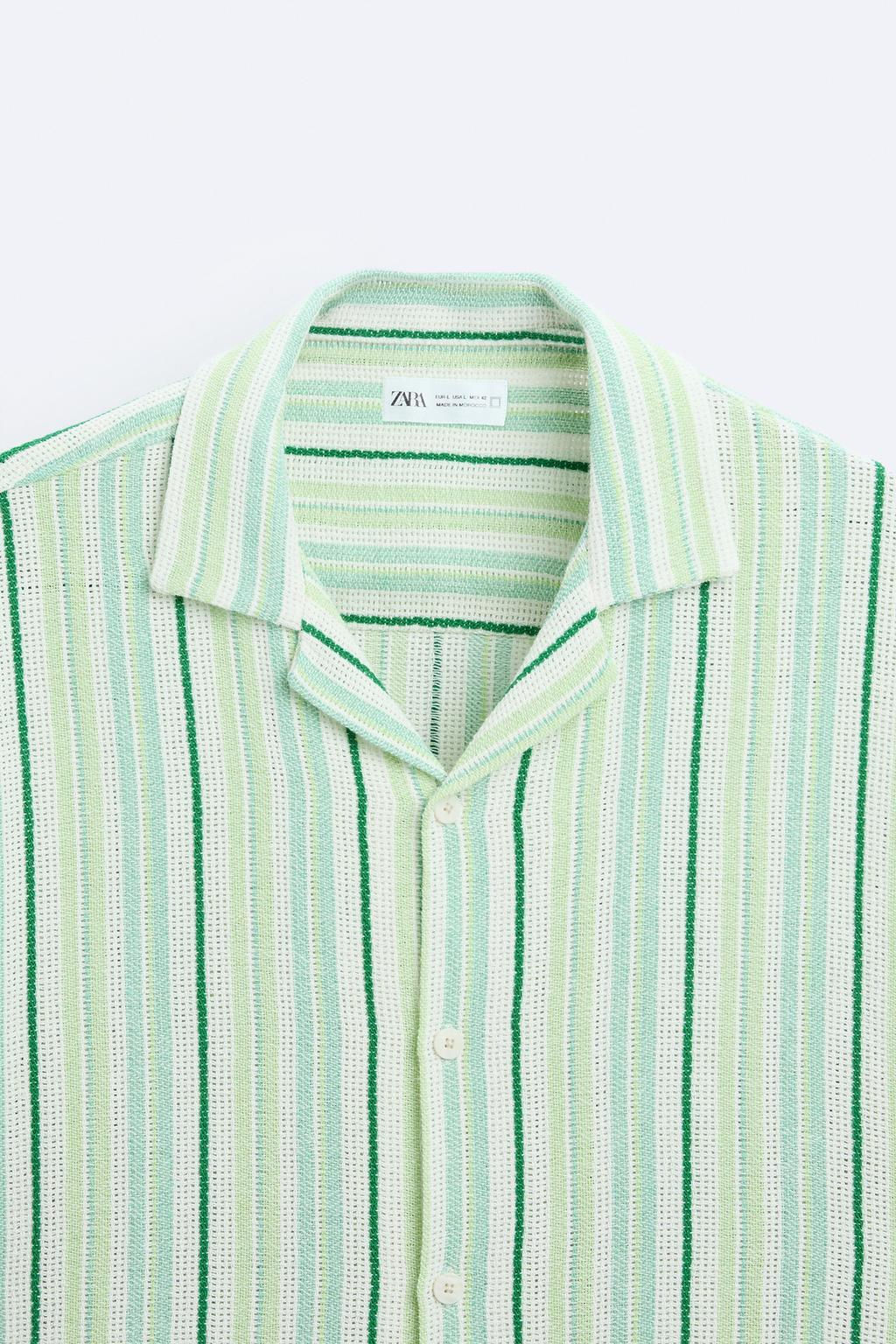 CIZGILI DOKULU GOMLEK - Zara фото 27