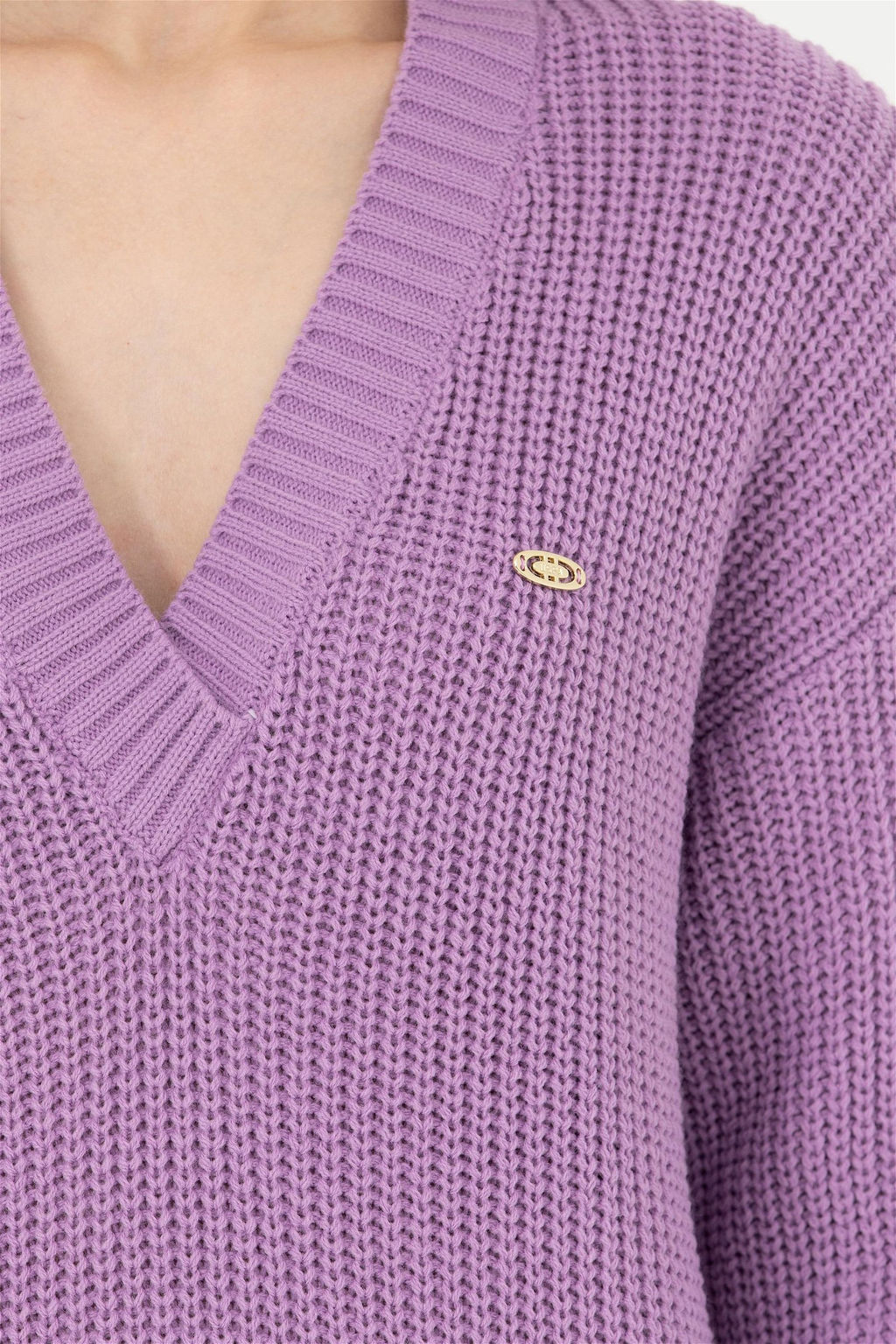 Женский сиреневый свитер - U.s. polo assn фото 7