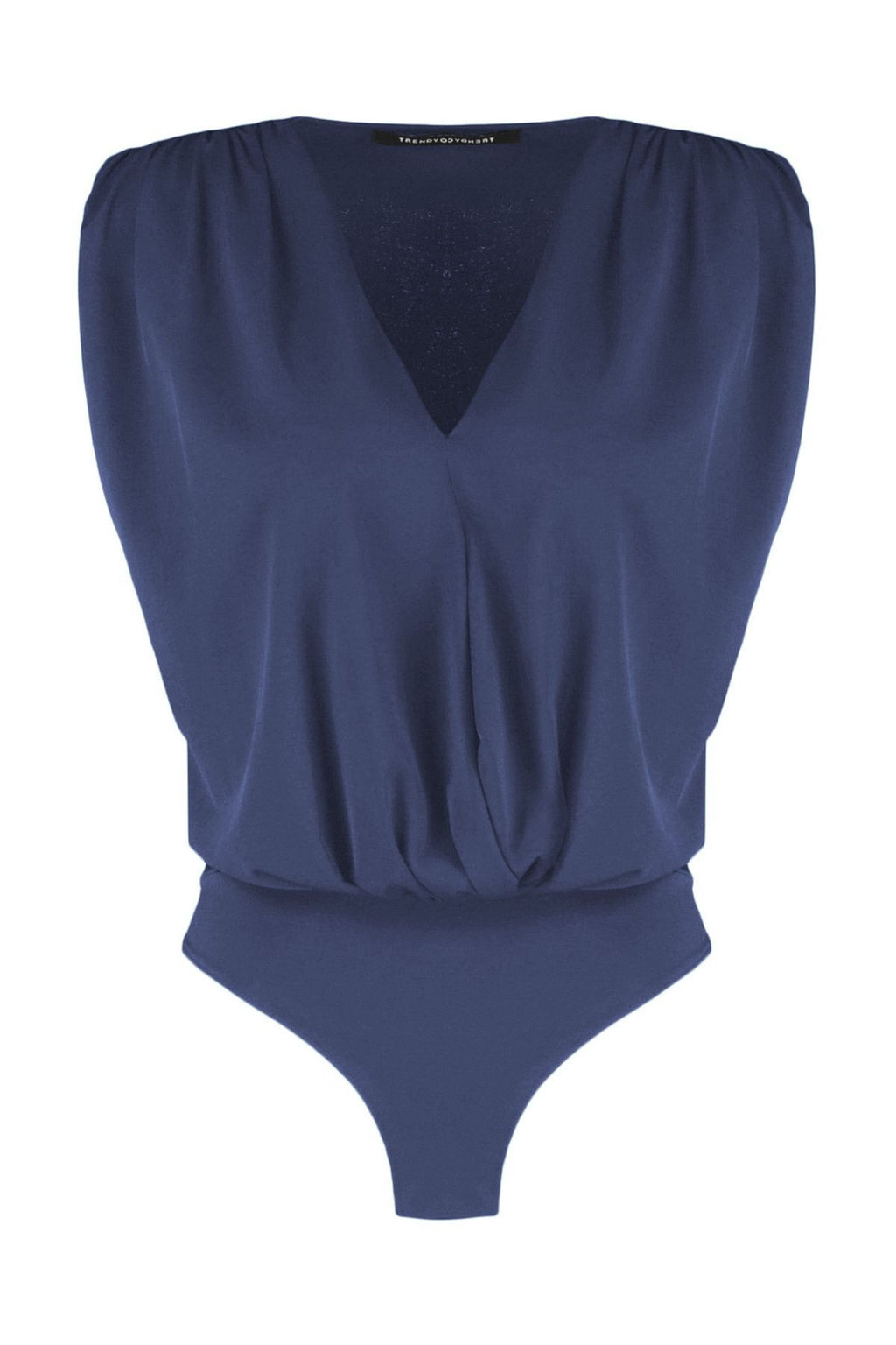 TRENDYOLMILLA Tarc?n Vatkal? Kruvaze Yaka Esnek C?tc?tl? Orme Body TWOSS23BD00007  фото 46