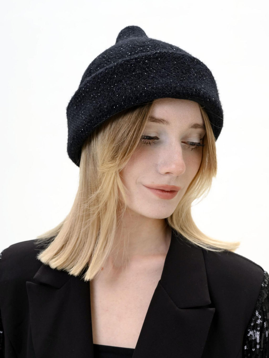 Л25-4 Шляпа луковка Альпака люрекс