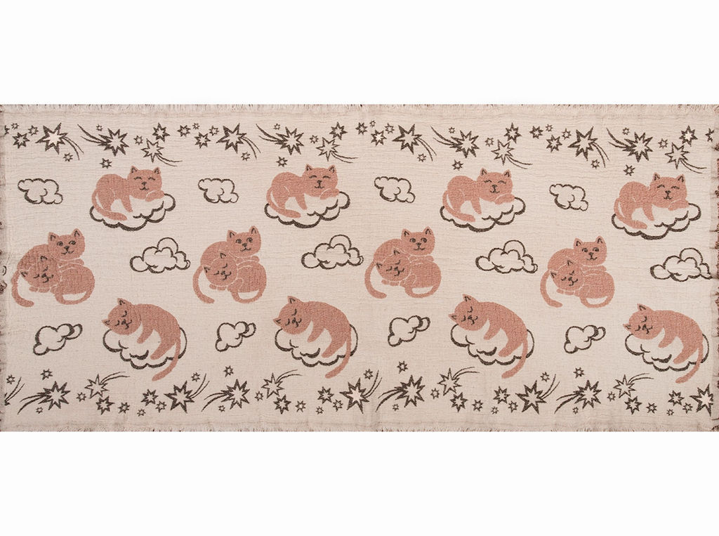 Полотенце 20С211-ШР/у. 130*60 "Ночка-1" цв. 5 рис. 993 бежевый