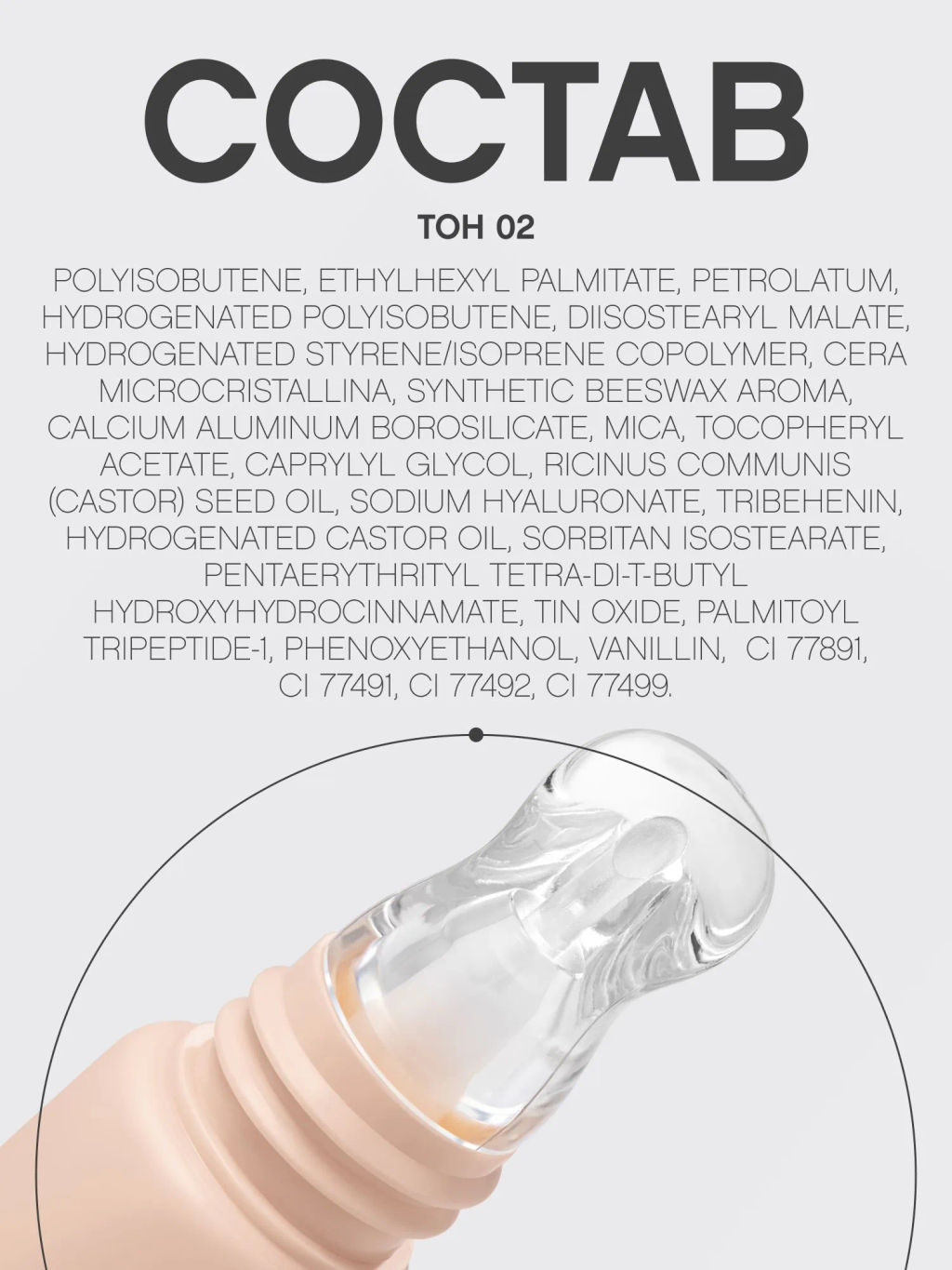 Новинка Vivienne Sabo Бальзам для губ с пептидами Bonbone тон 02 бежевый с сиянием