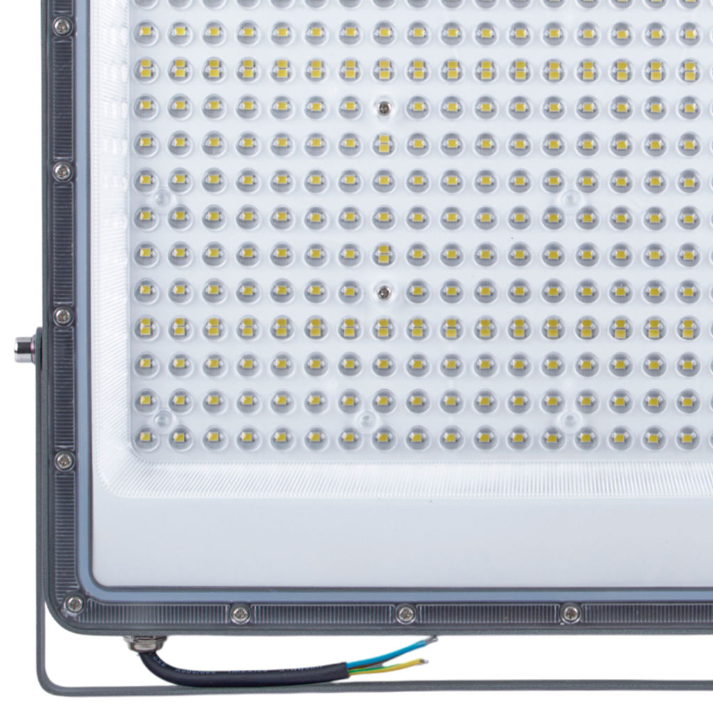 ULF-F52B-300W/6500K IP65 200-240V GREY Прожектор светодиодный. Дневной свет (6500K). Угол 60 градусов. Корпус серый. TM Uniel