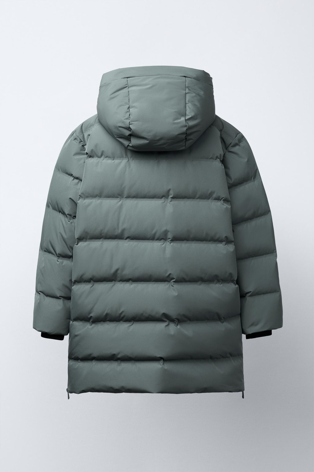 LONG WATER-REPELLENT DOWN PUFFER JACKET - Zara фото 4