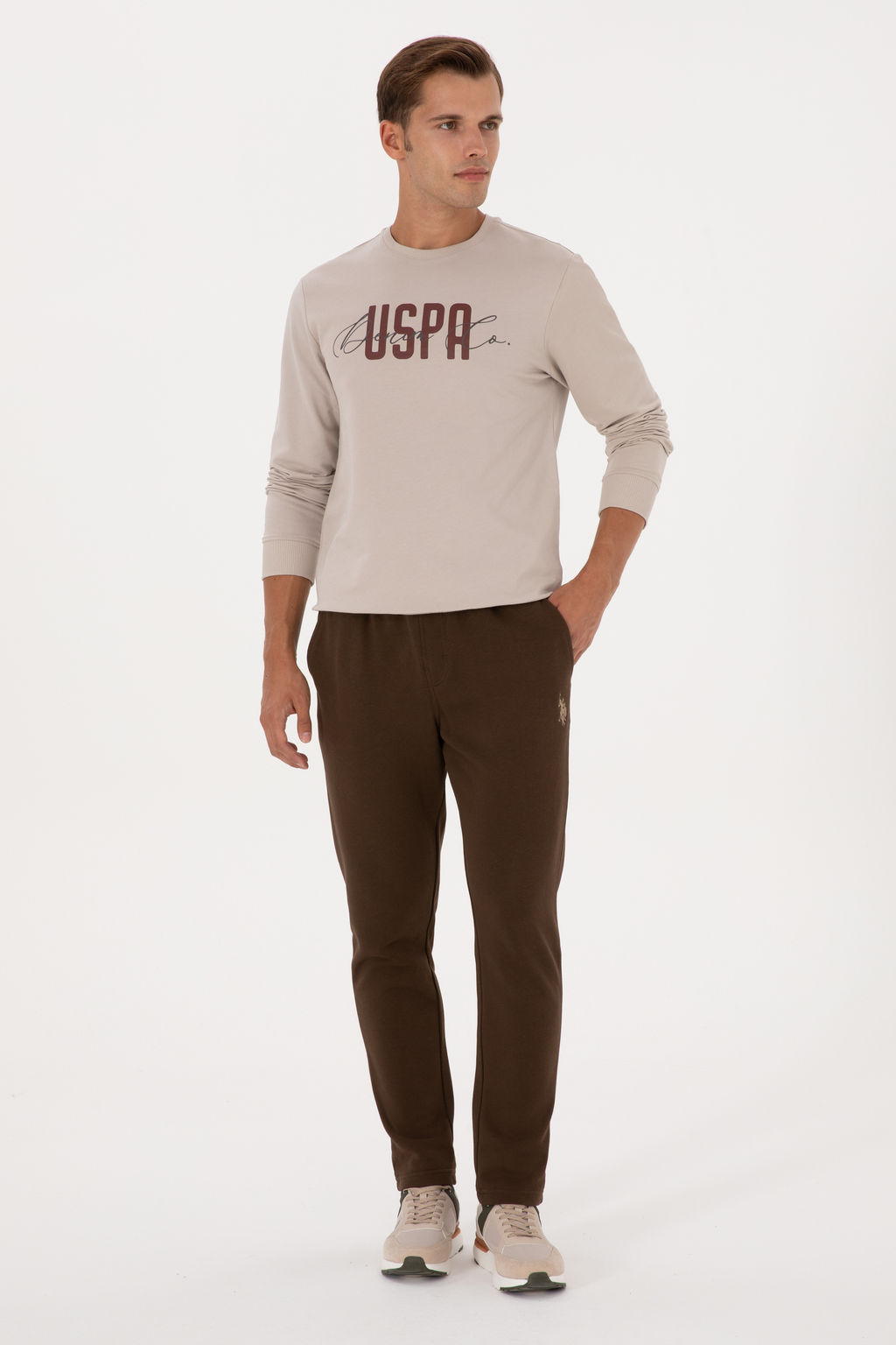 Erkek Kahverengi E_ofman Alt_ Sepette S_rpriz _ndirim - U.s. polo assn фото 9