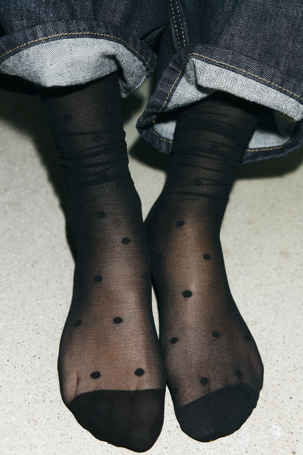 POLKA DOT STOCKING SOCKS