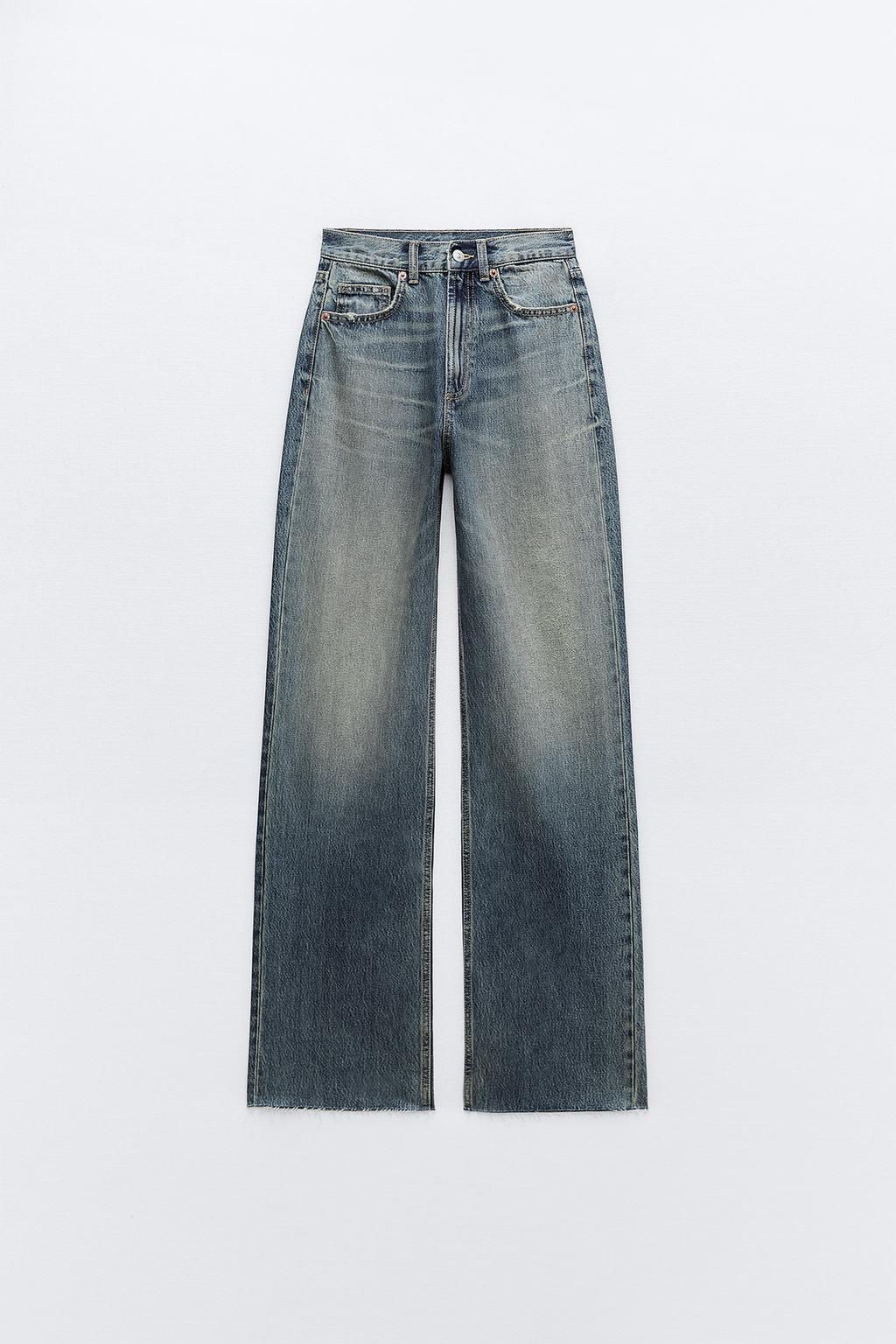 TRF WIDE-LEG HIGH-WAIST JEANS - Zara фото 7