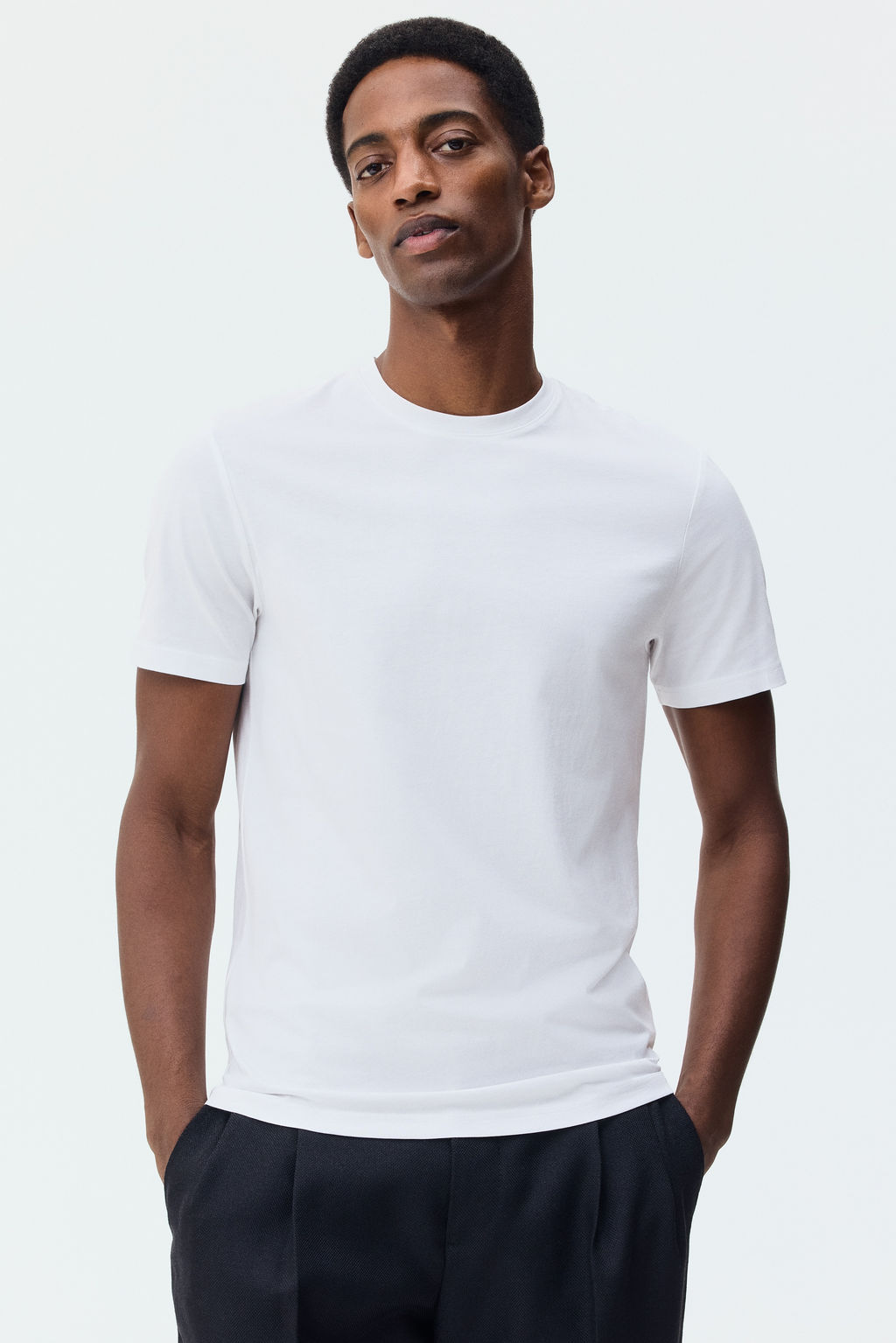 Camiseta en algod?n pima Slim Fit - H&m фото 8