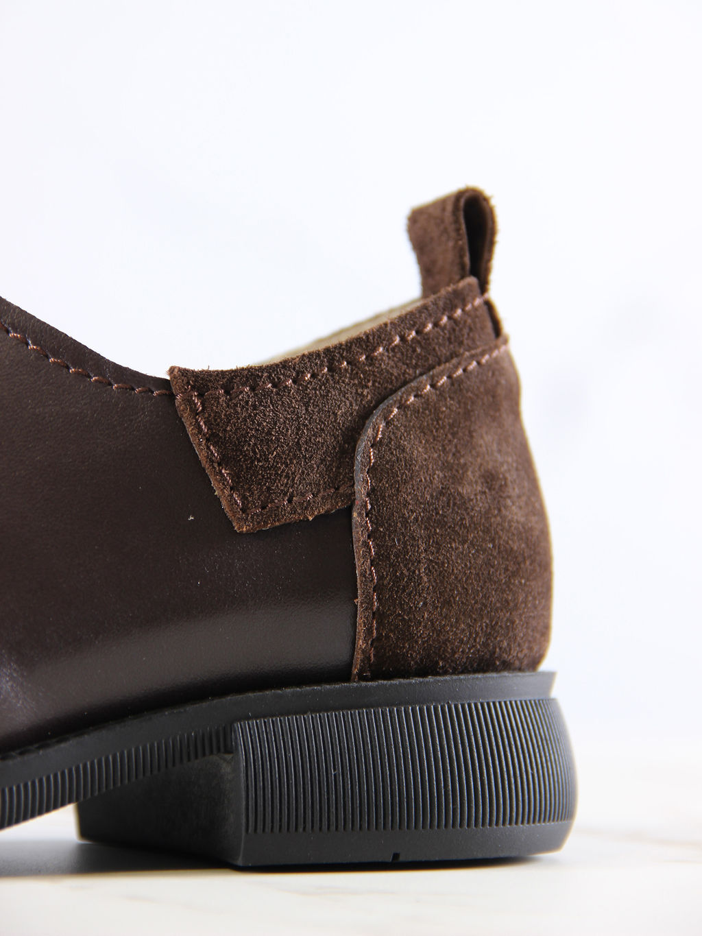 Полуботинки туфли 205.патрицияbl.Коричневая замша+коричневый