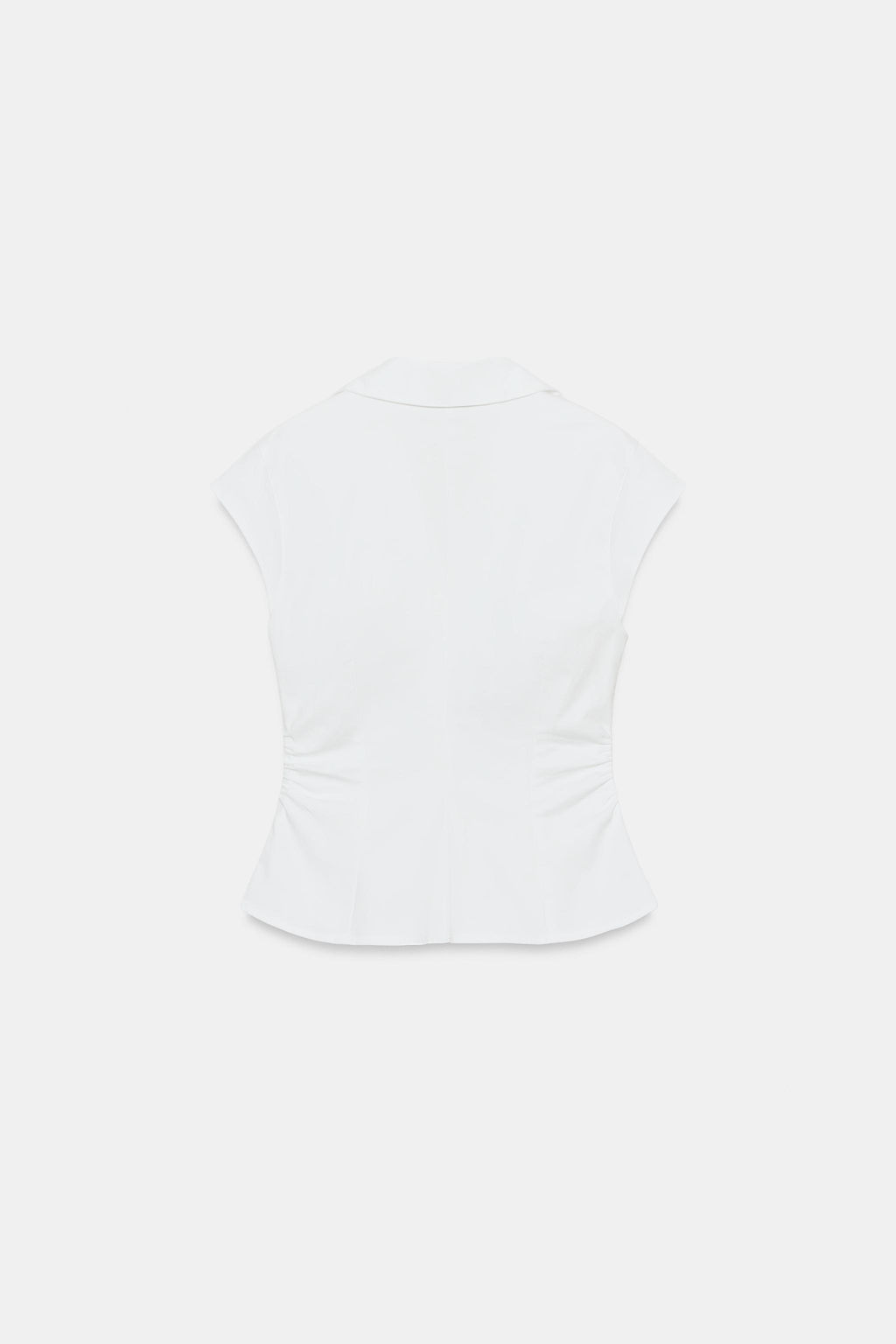 TOP POPEL?N TACHAS / Blanco - Zara фото 5
