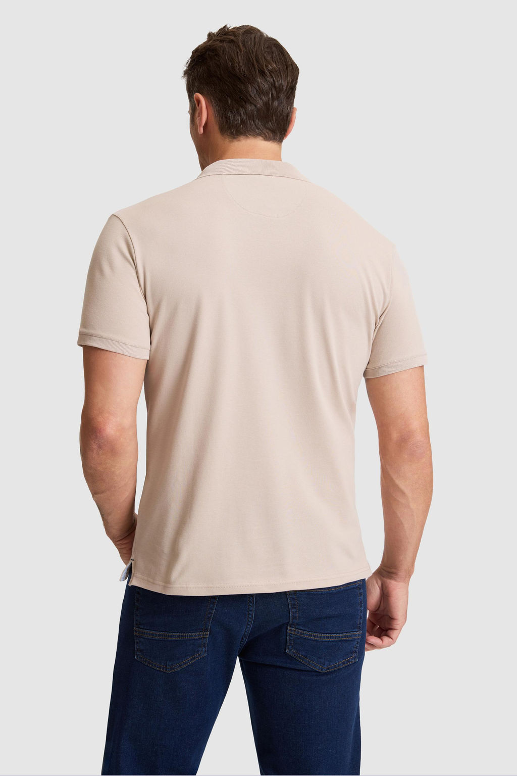 Erkek Ta_ Slim Fit Polo Yaka Basic Ti__rt