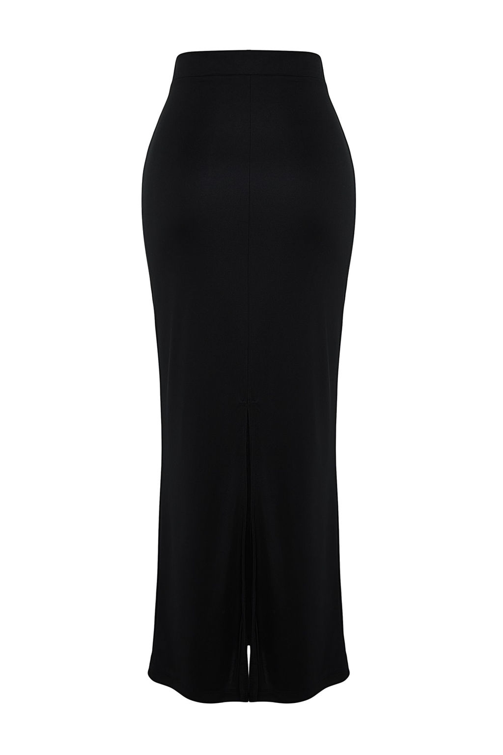 TRENDYOLMILLA Siyah Maxi Yuksek Bel Esnek Orme Etek TWOSS23ET00372  фото 8