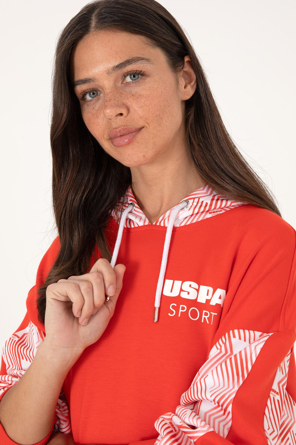 Kad_n K_rm_z_ Sweatshirt Sepette S_rpriz _ndirim - U.s. polo assn фото 2