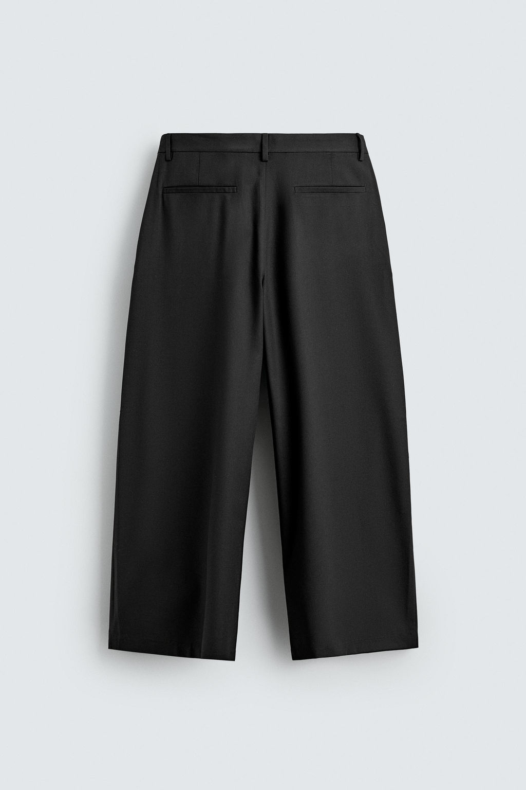 PANTAL?N RELAXED FIT PLIEGUES TRAJE / Negro