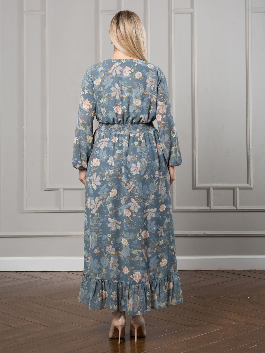 Платье 1330 дымчато-серый - Novita фото 12