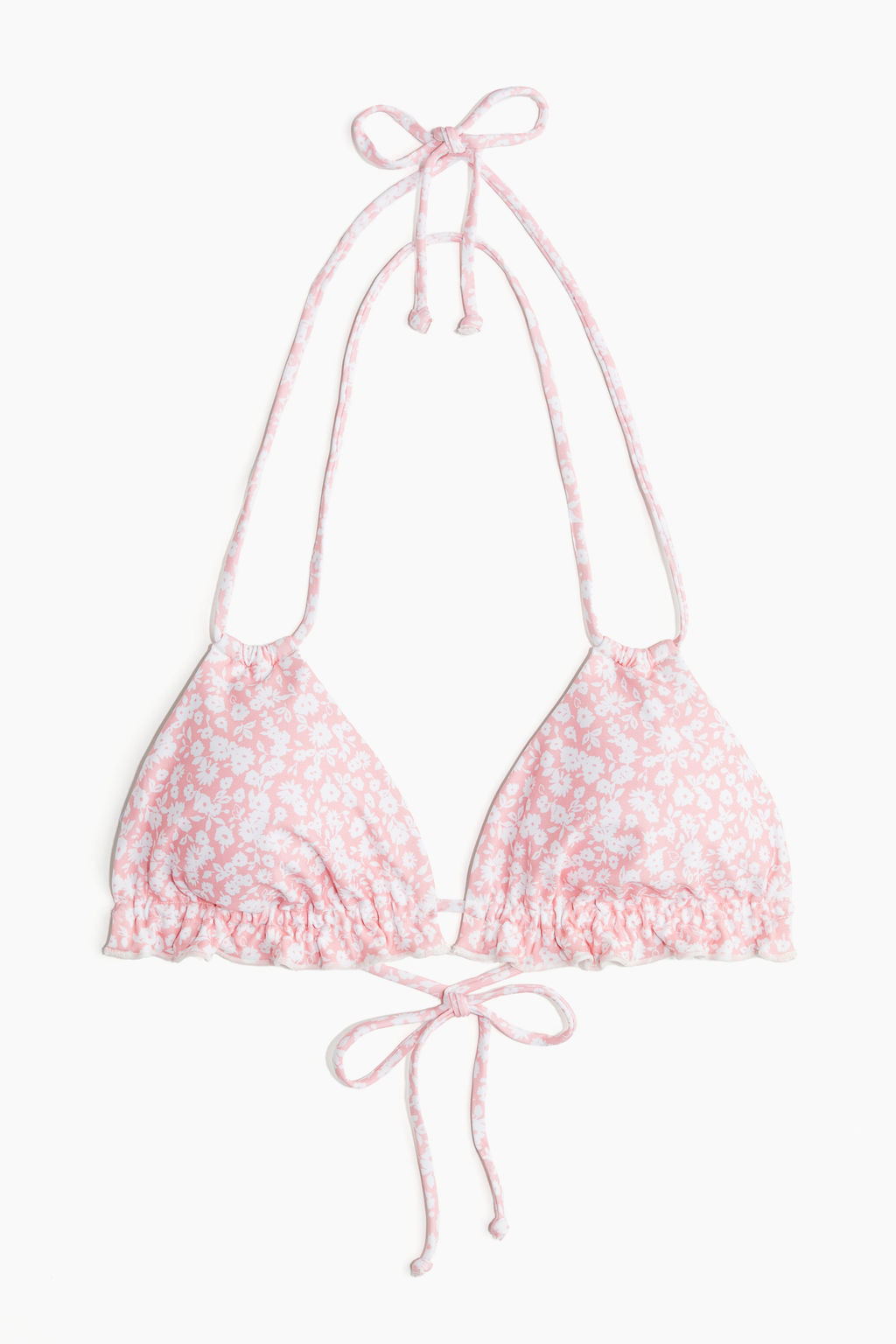 Top de bikini triangular con relleno - H&m фото 2