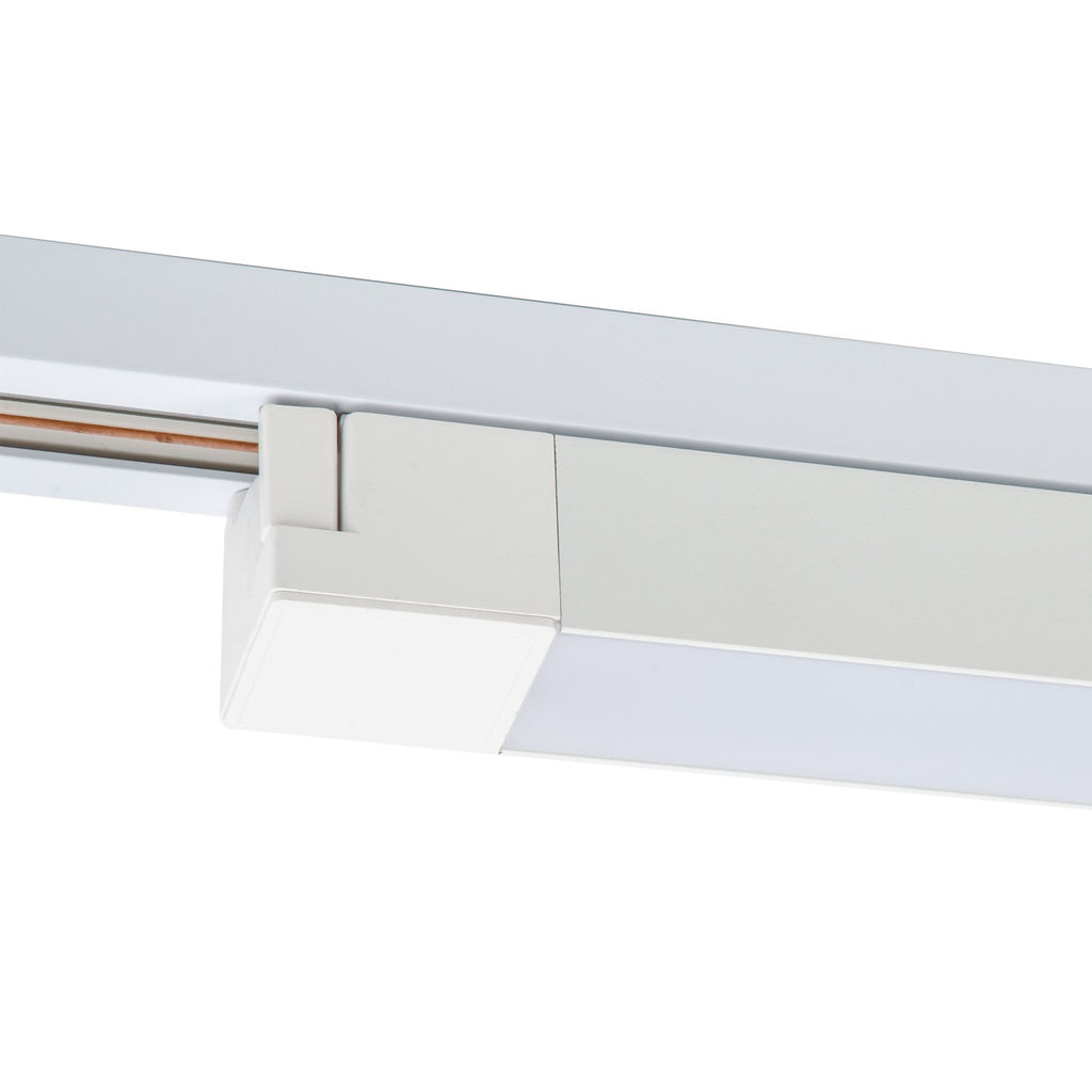 ULB-Q281 30W/4000K WHITE Светильник-прожектор светодиодный трековый. Линейный. 2500 Лм. Белый свет (4000К). Корпус белый. ТМ Volpe